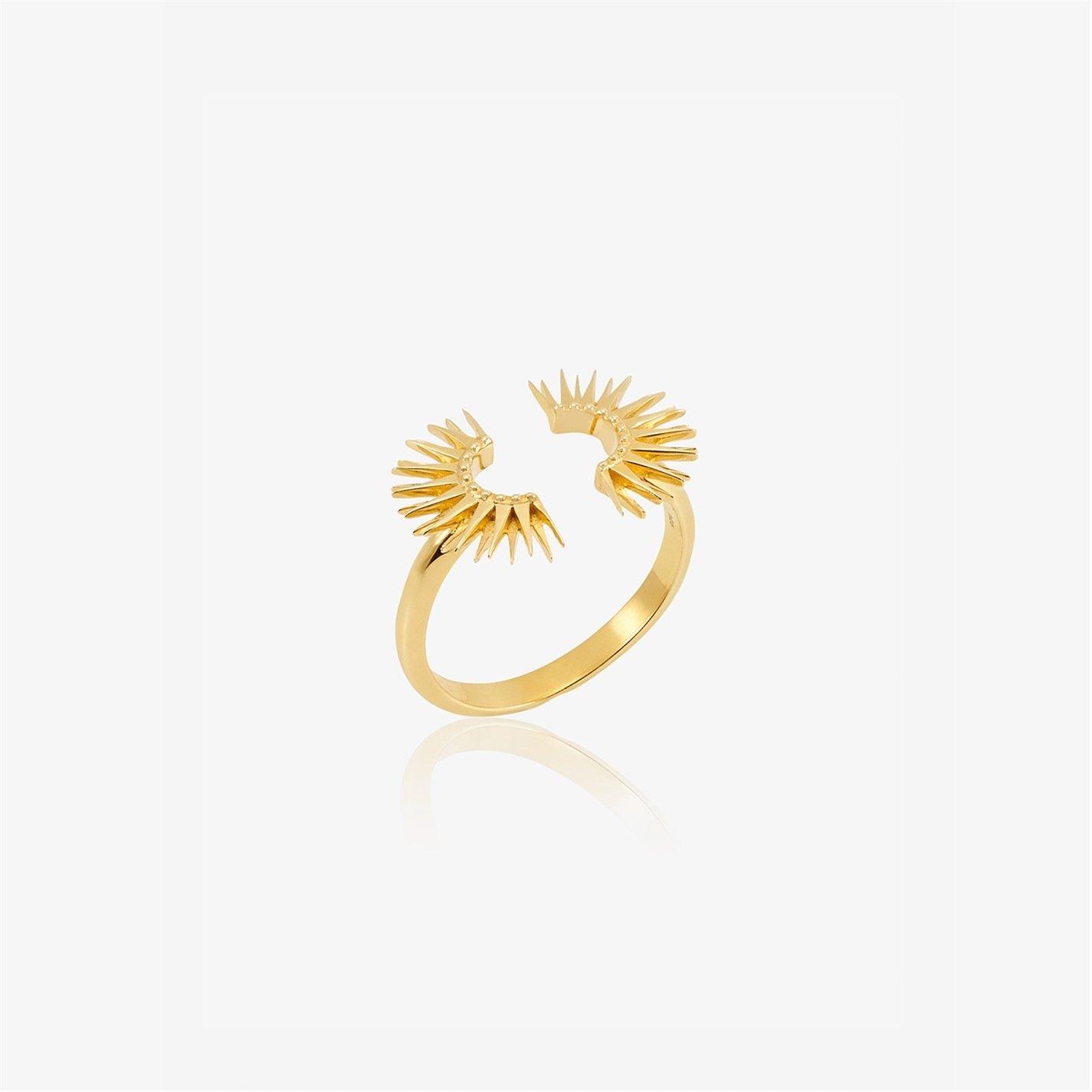 Gold - Rachel Jackson London - Rachel  God Adj Ring Ld54 - 2