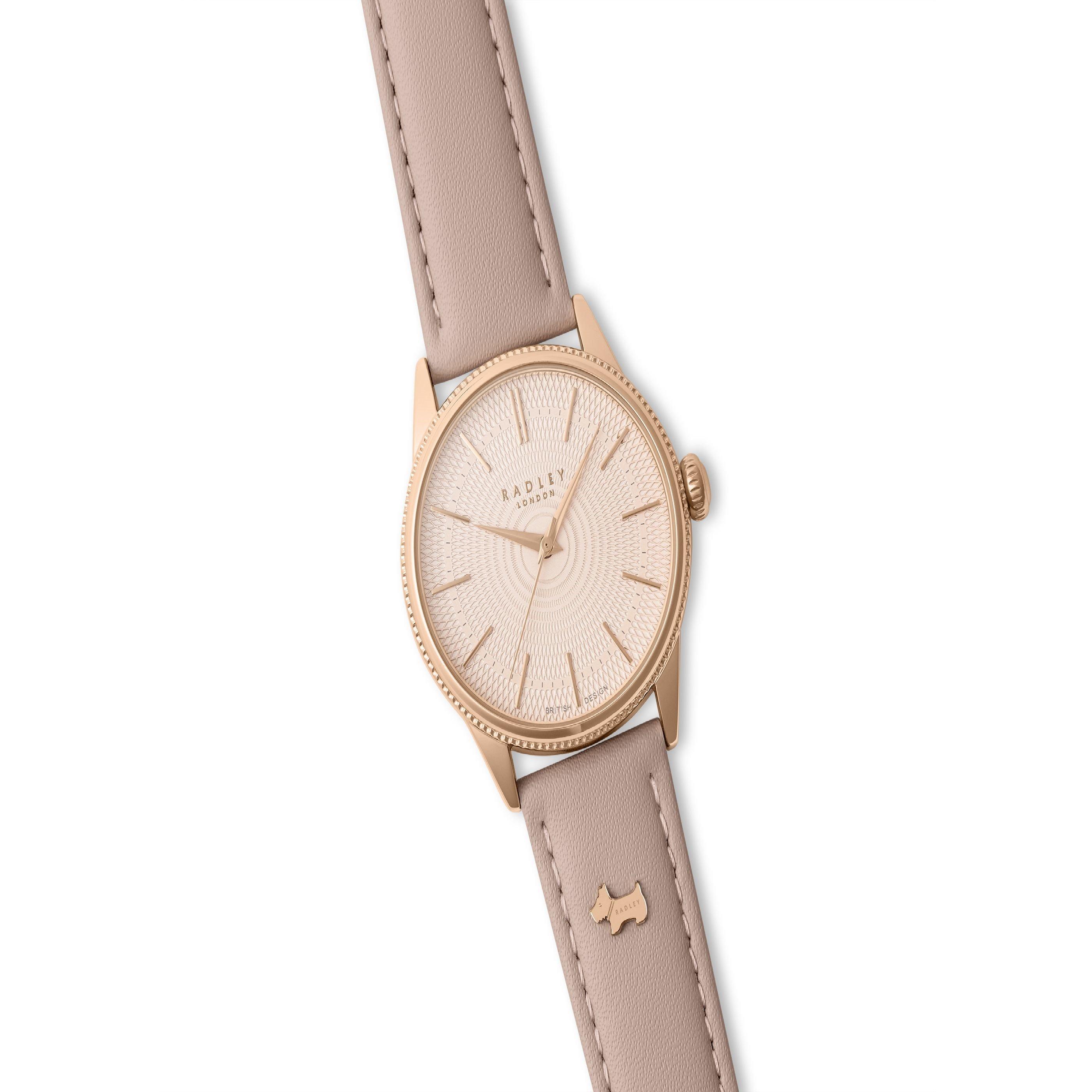 Cobweb - Radley - Rose Gold Plated Pink Strap Watch - 2