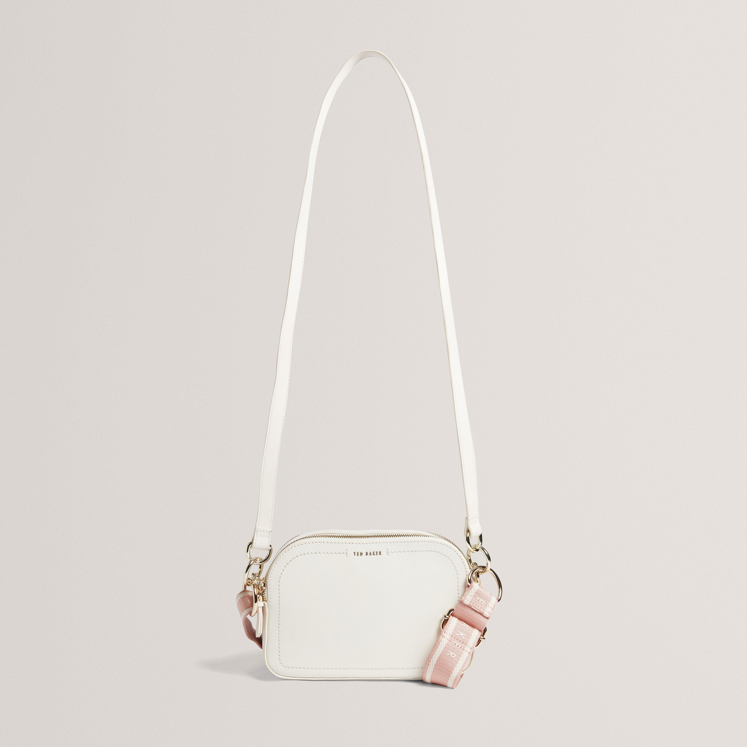 Ivory - Ted Baker - Ted WebLth XbdCamBag Ld62 - 1