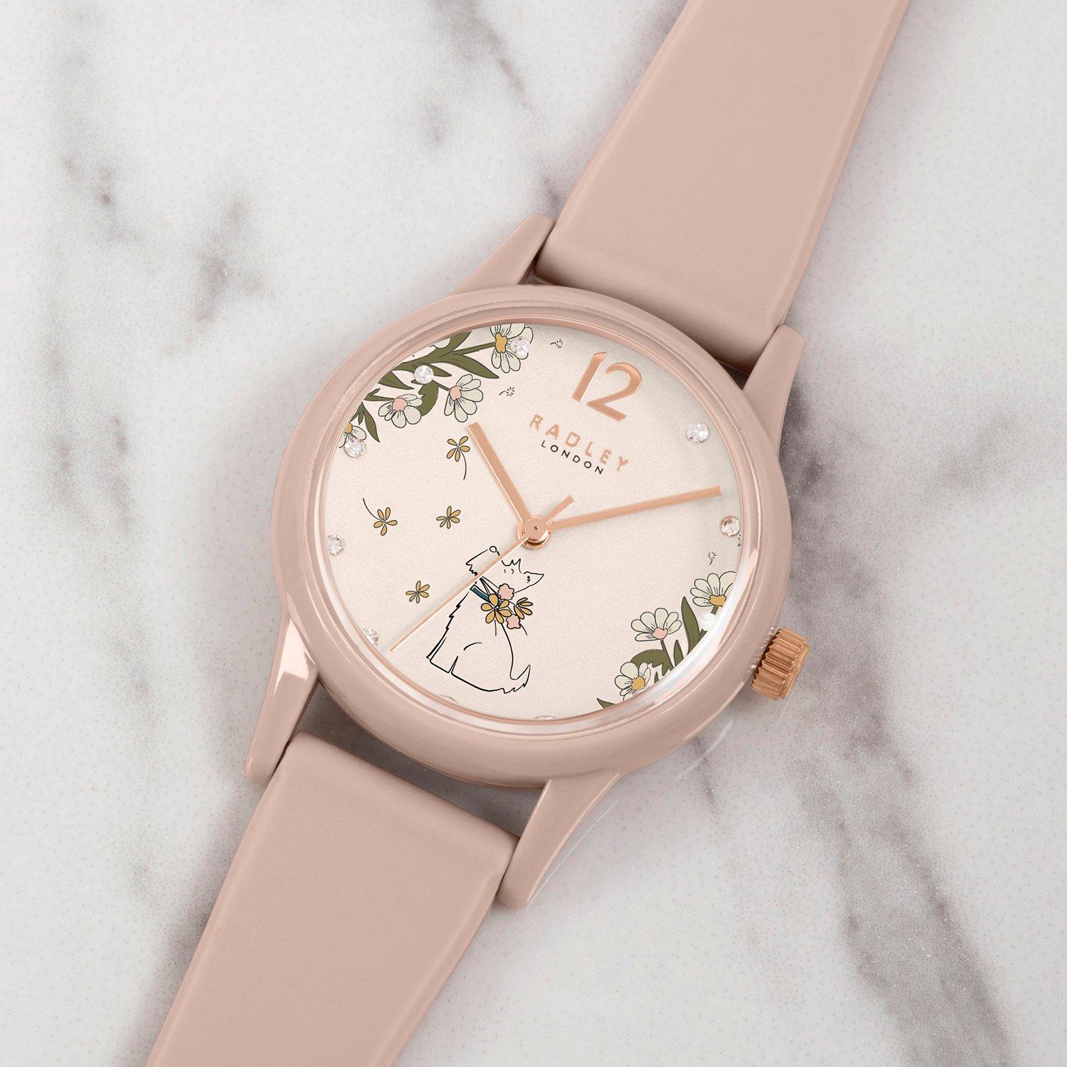 Cobweb - Radley - Pink Floral Dial Watch - 2