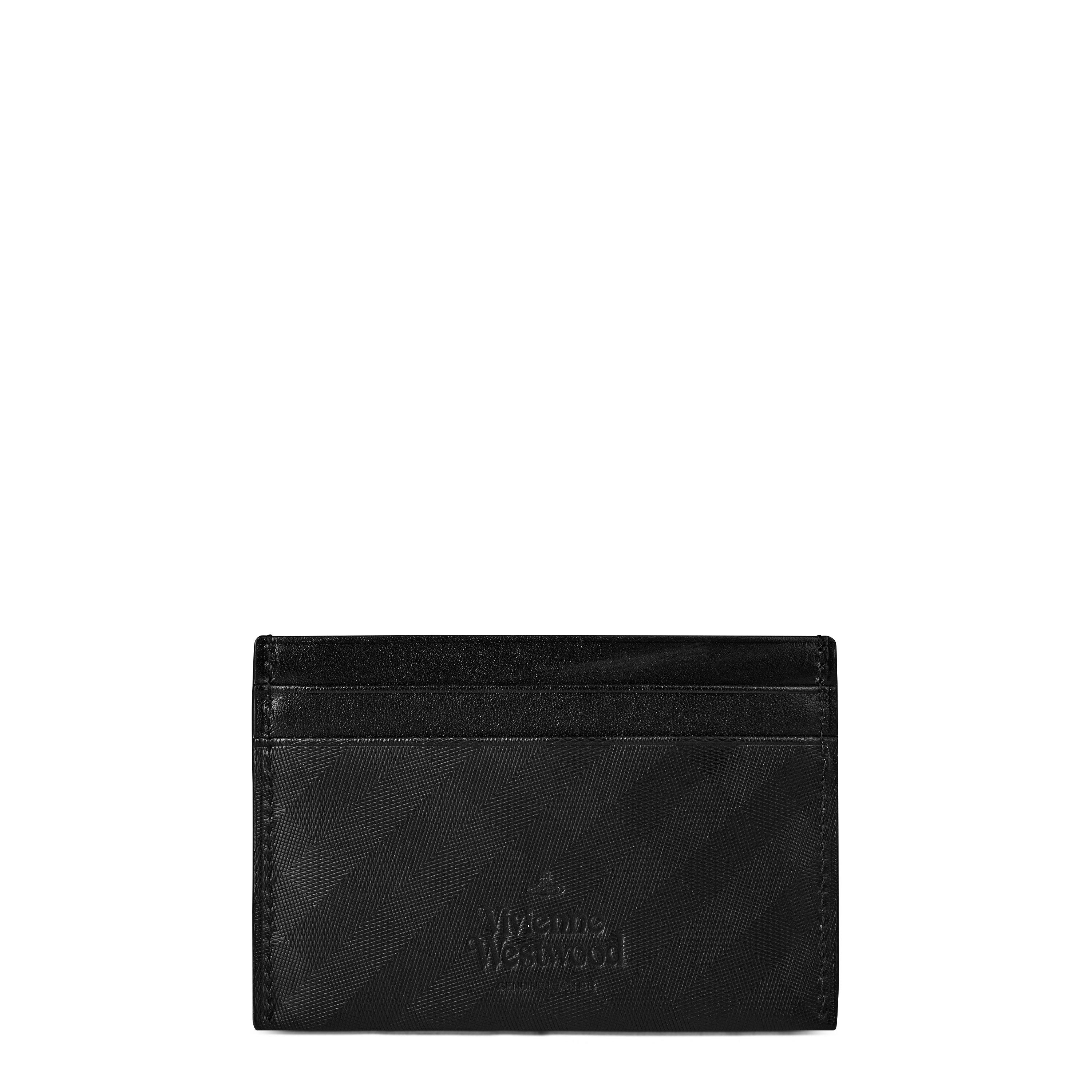 Black Check - Vivienne Westwood - Men's Cross Card Holder - 3