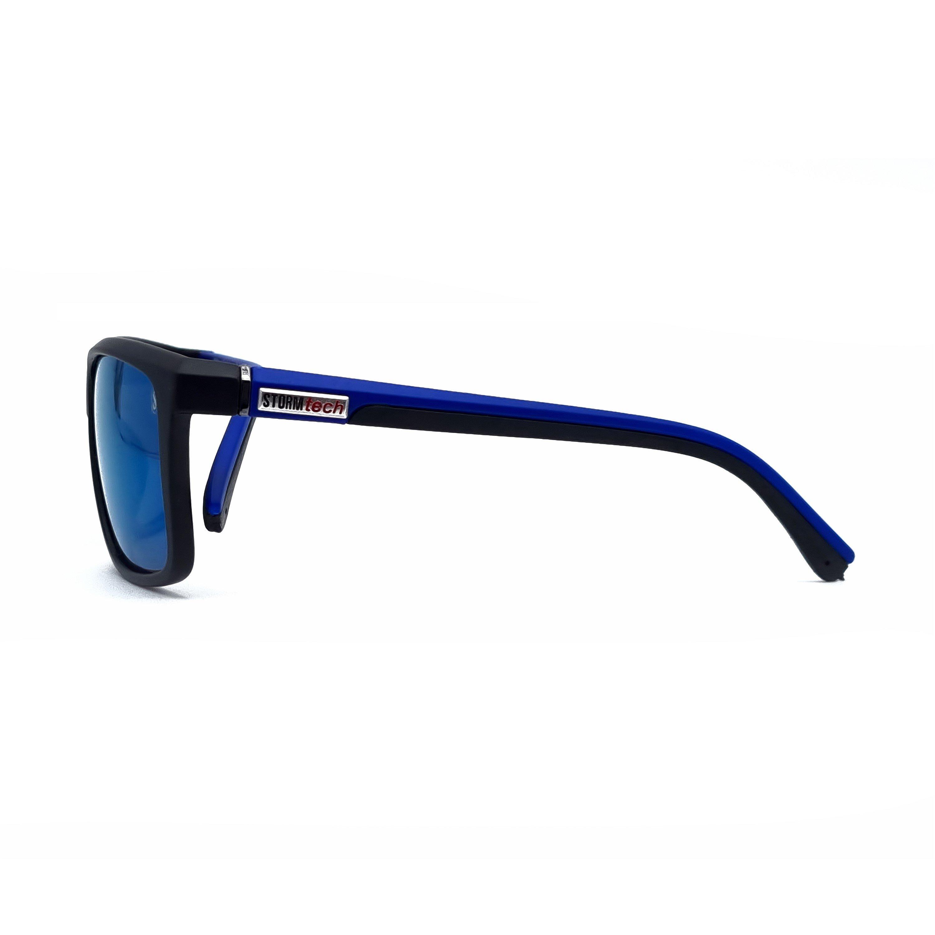Blue - Storm - Wrap Sunglasses - 2