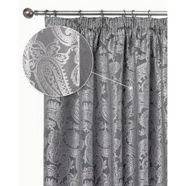 Emma Barclay Duchess Lined Pencil Pleat Jacquard Curtain Pair