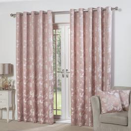 Emma Barclay Butterfly Floral Lined Eyelet Jacquard Curtains