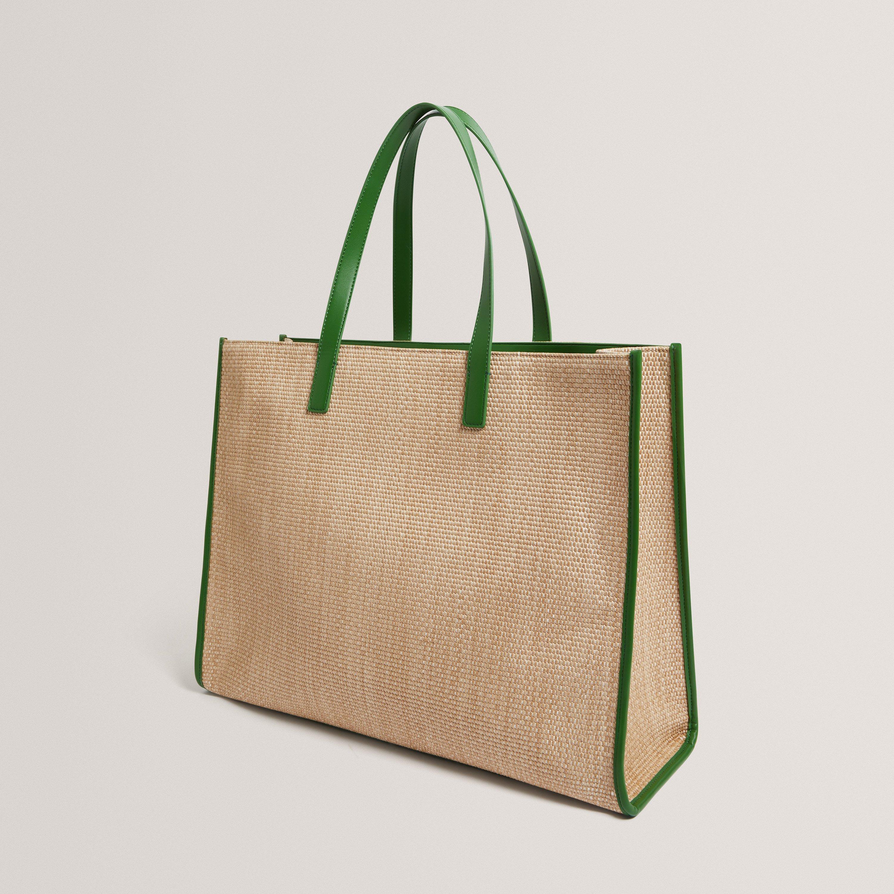 Green - Ted Baker - Ted Raff Lrg IconBag Ld62 - 2