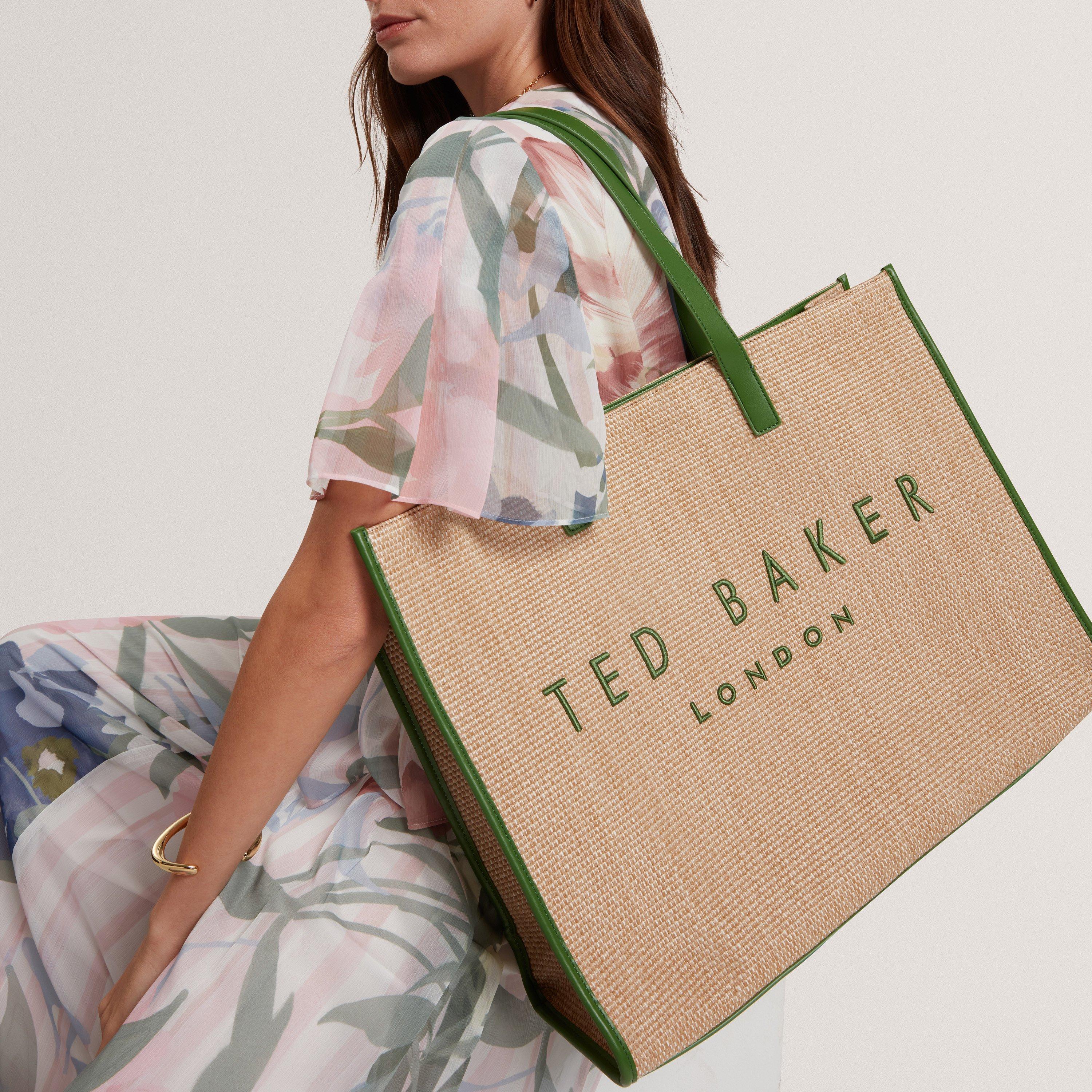 Green - Ted Baker - Ted Raff Lrg IconBag Ld62 - 3