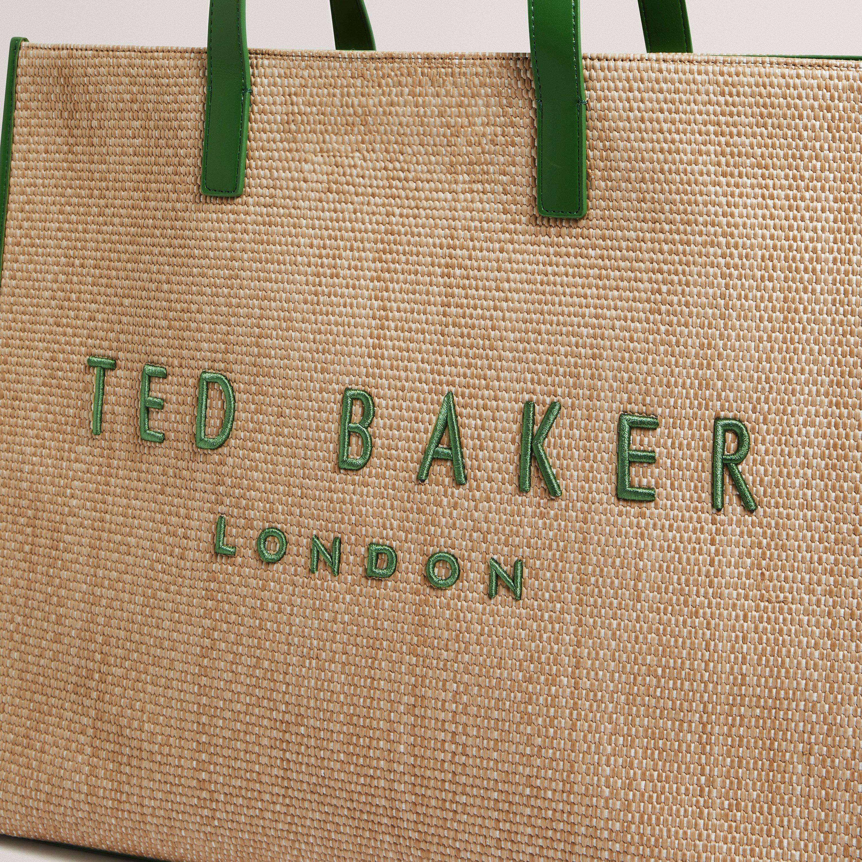 Green - Ted Baker - Ted Raff Lrg IconBag Ld62 - 4