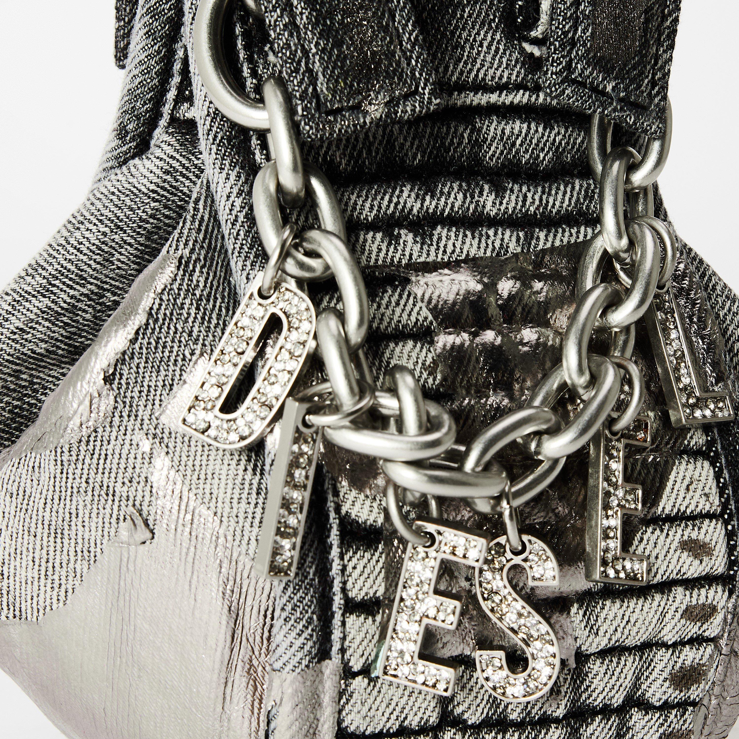 Black/Silver - Diesel - Unisex Adults Mini Bags - 3