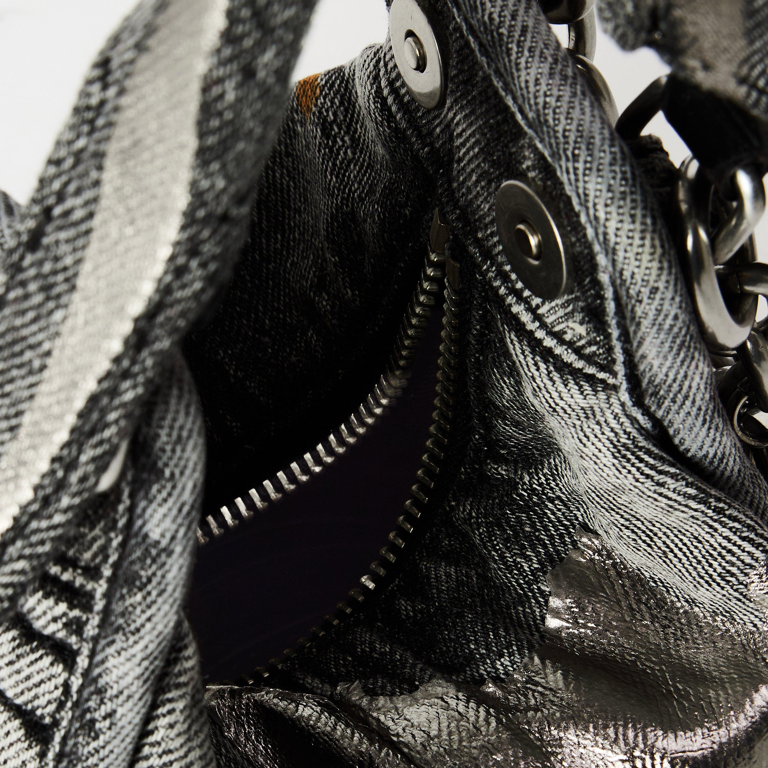 Black/Silver - Diesel - Unisex Adults Mini Bags - 4