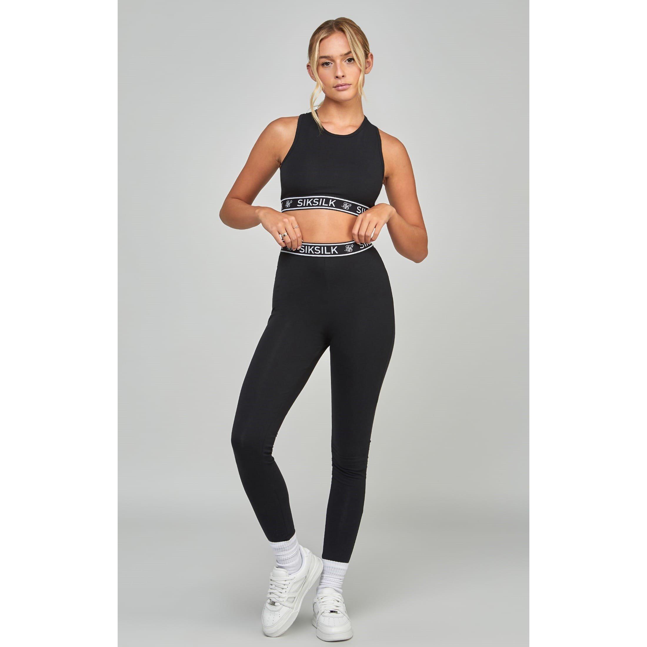 Black - SikSilk - Essential Tape Bralette - 2