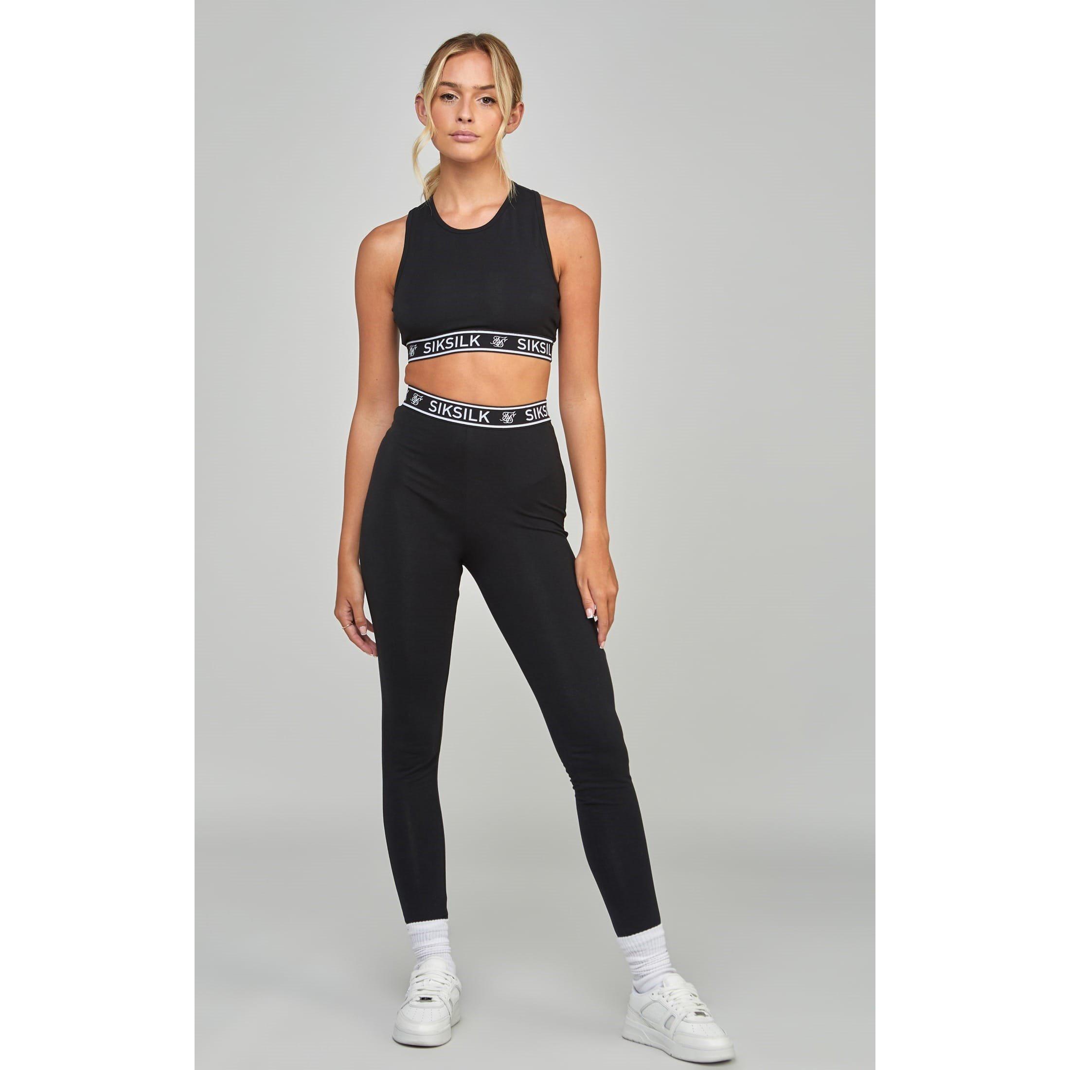 Black - SikSilk - Essential Tape Bralette - 4