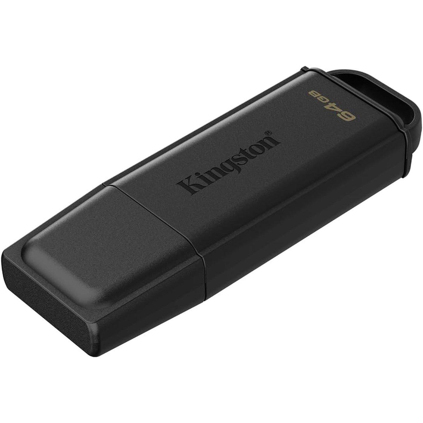 Crna - Kingston Technology - 64GB Exodia USB Flash Drive 3.2 Gen 1 Black - 3