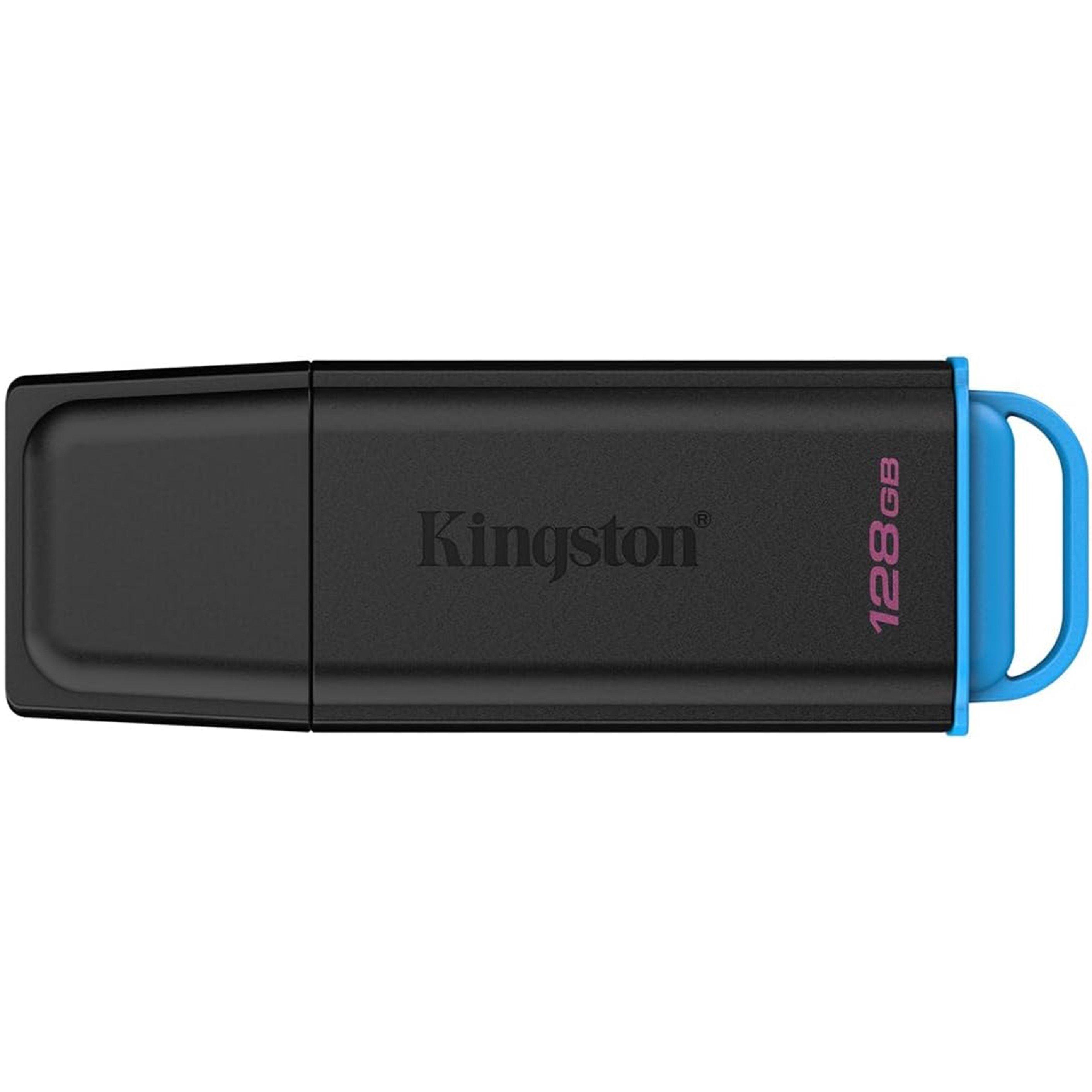 Crna - Kingston Technology - 128GB Portable USB 3.2 Gen 1 DataTraveler Exodia Black/Blue - 1