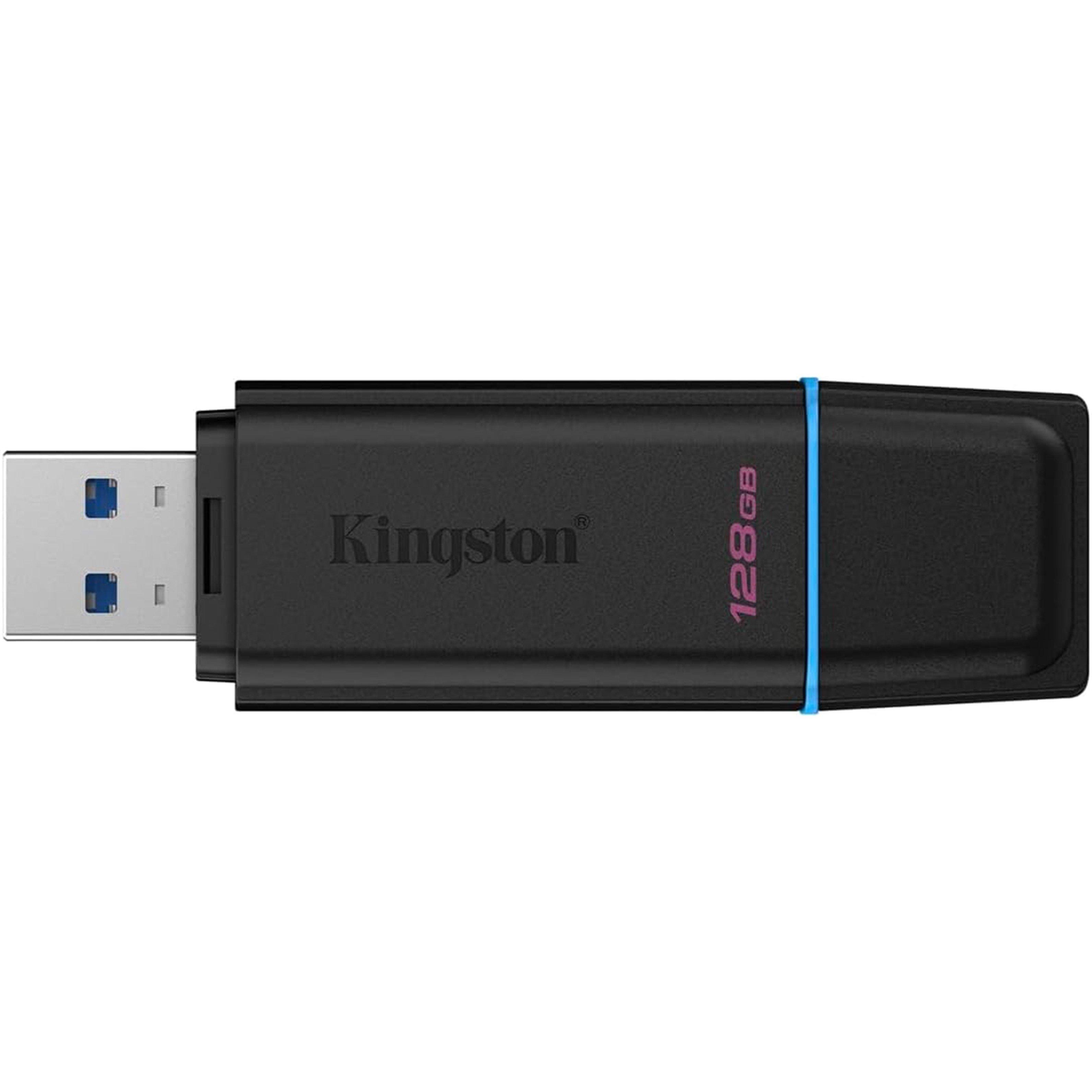 Crna - Kingston Technology - 128GB Portable USB 3.2 Gen 1 DataTraveler Exodia Black/Blue - 3