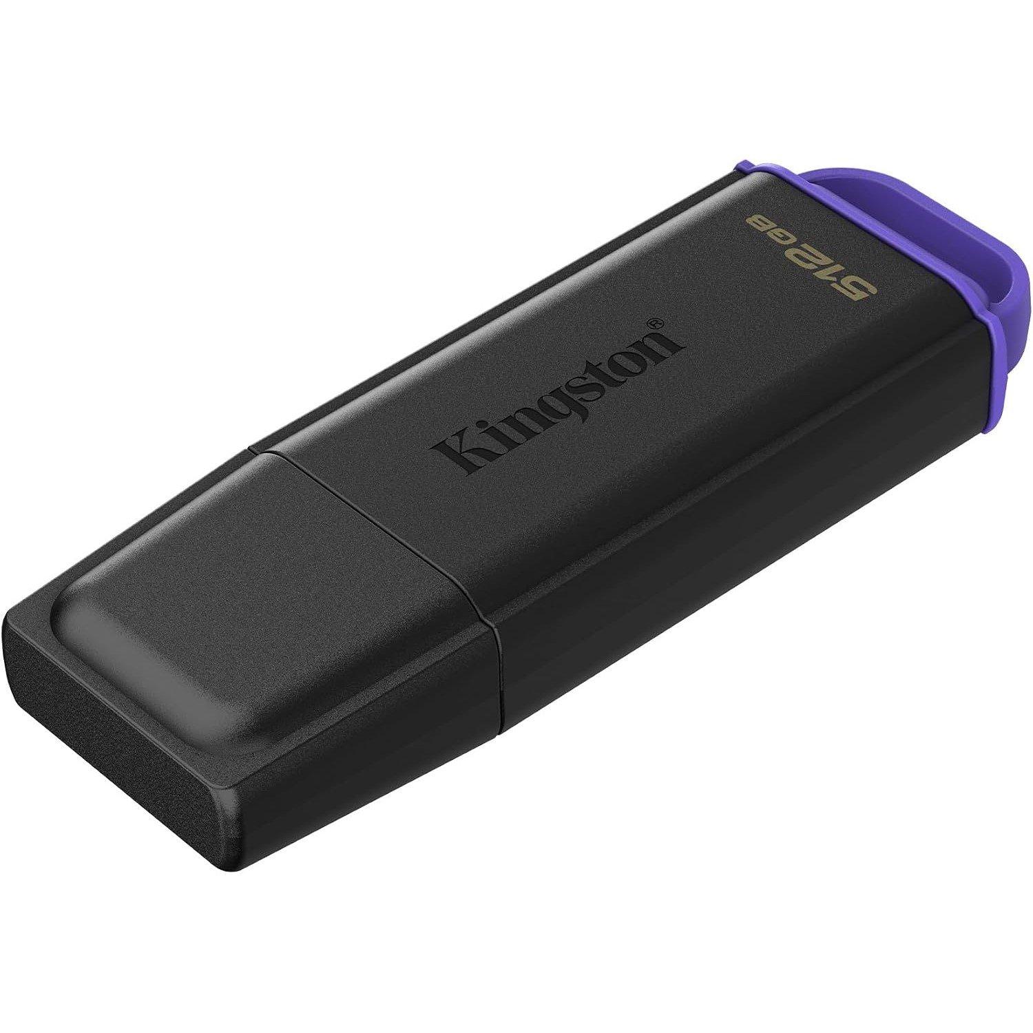 Crna - Kingston Technology - 512GB Portable USB 3.2 Gen 1 DataTraveler Exodia Black/Purple - 4