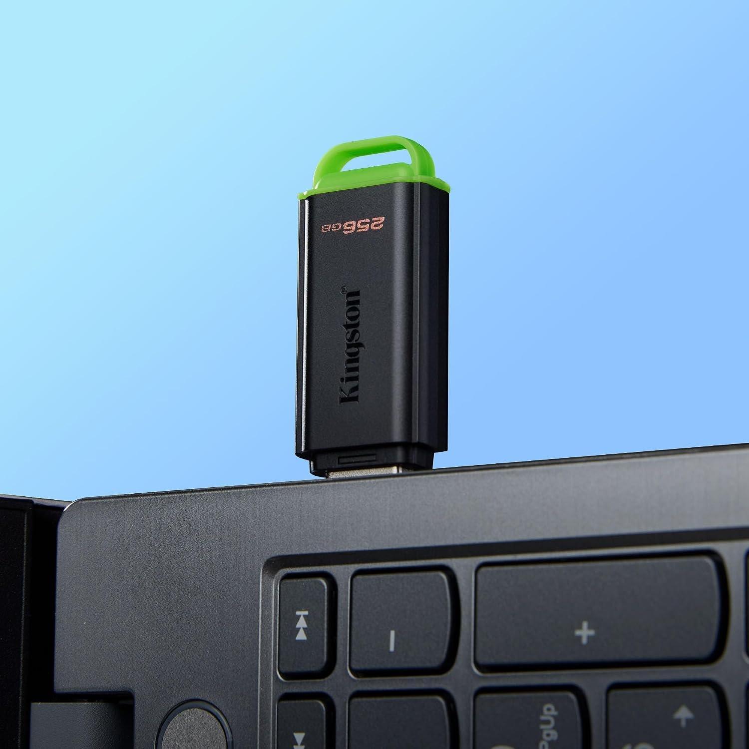 Crna - Kingston Technology - 512GB Portable USB 3.2 Gen 1 DataTraveler Exodia Black/Purple - 6