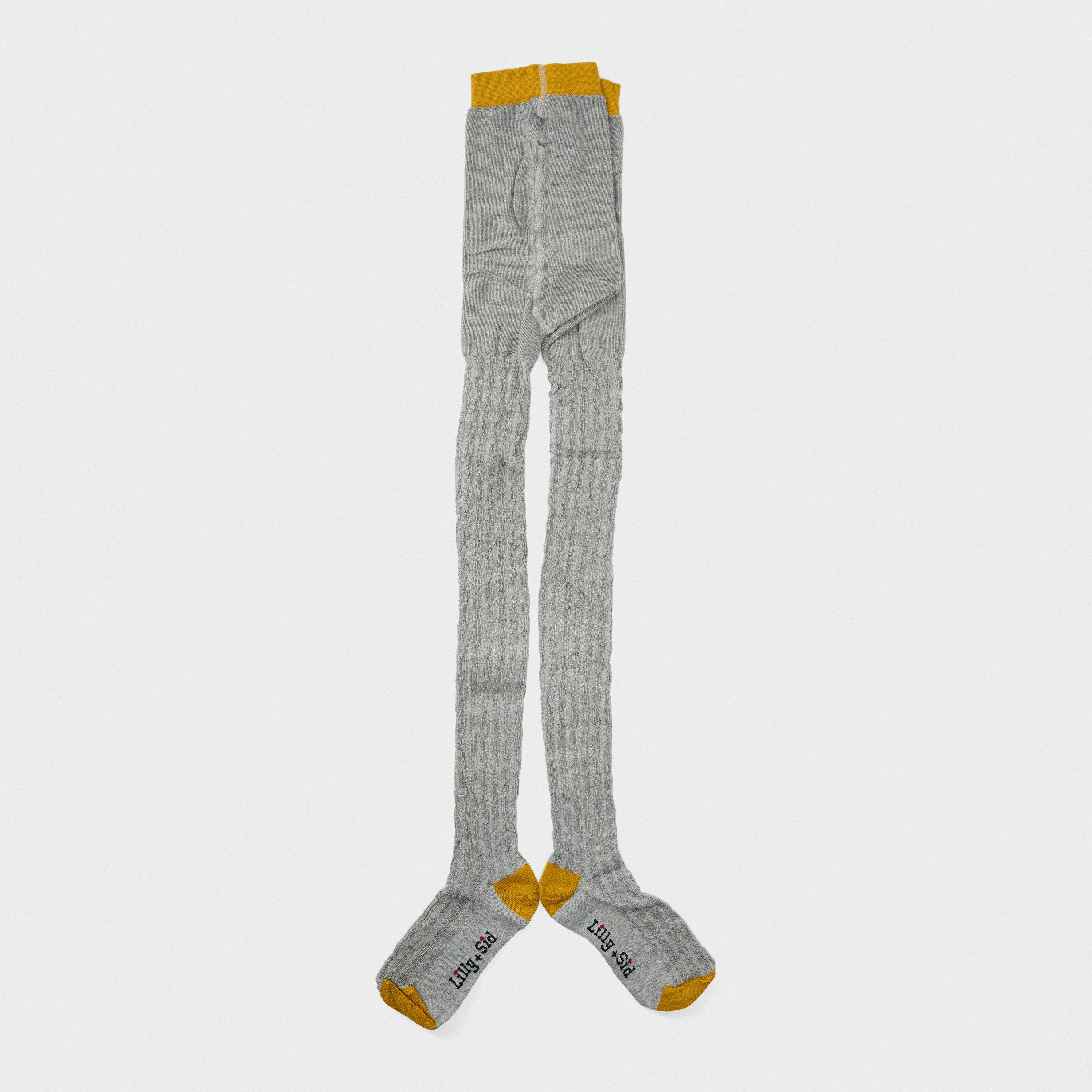 Grijs - Lilly and Sid - Opaque Tights - 2