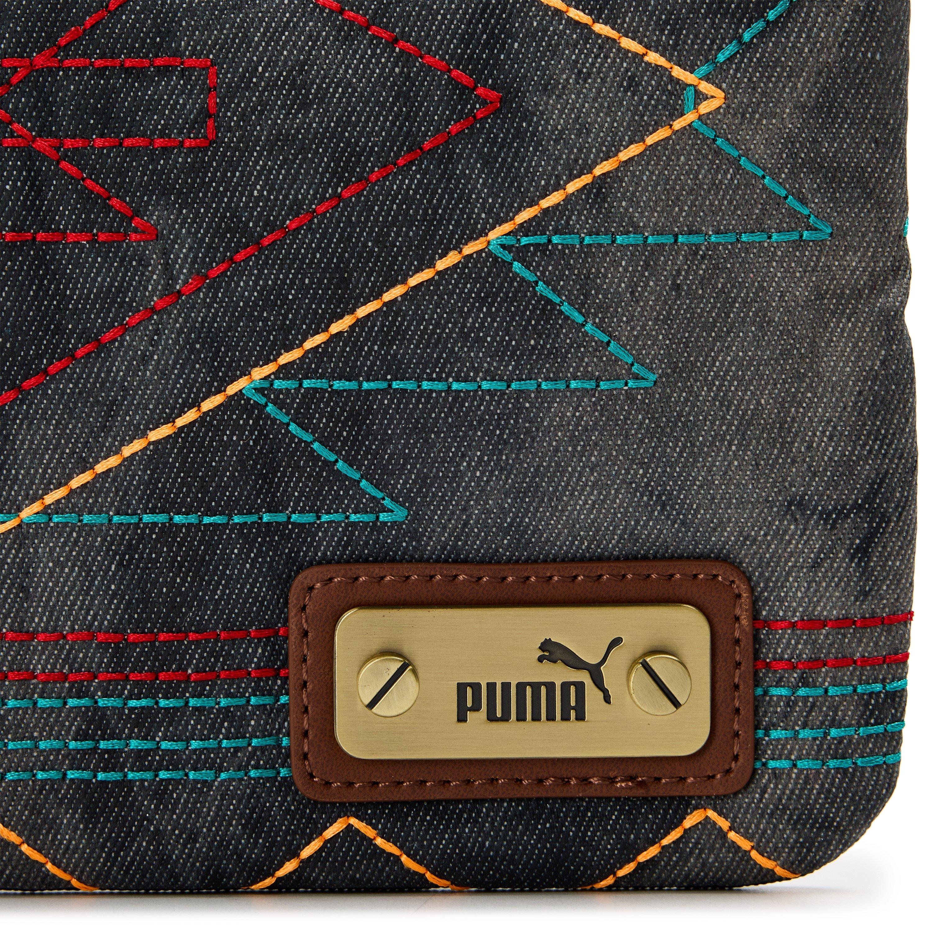 Schwarz-Dunkel Denim - Puma - Puma (F1) Nava Small Shoulder Bag Womens - 3