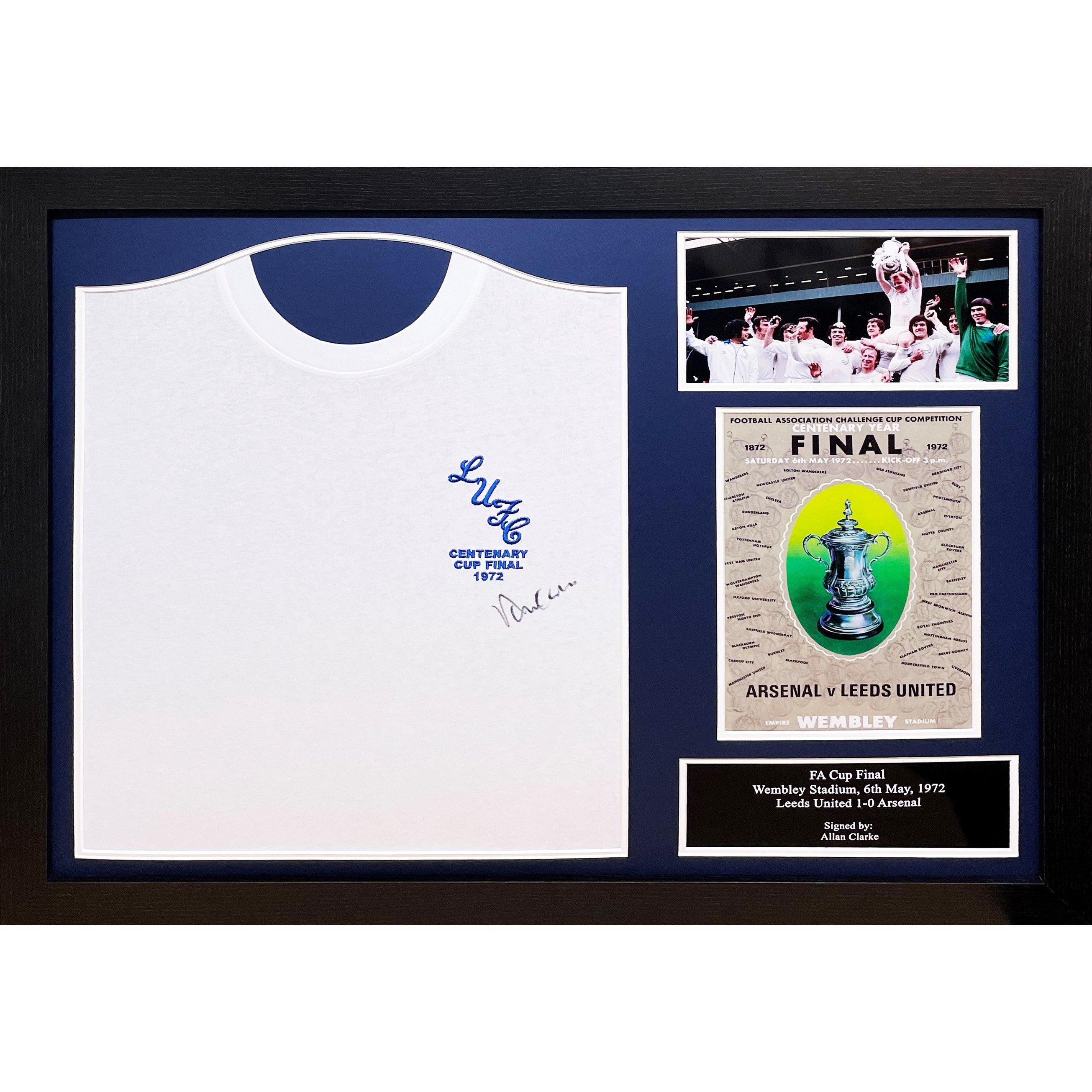 White - AllStarSignings Ltd - Allan Clarke signed Leed shirt - 1