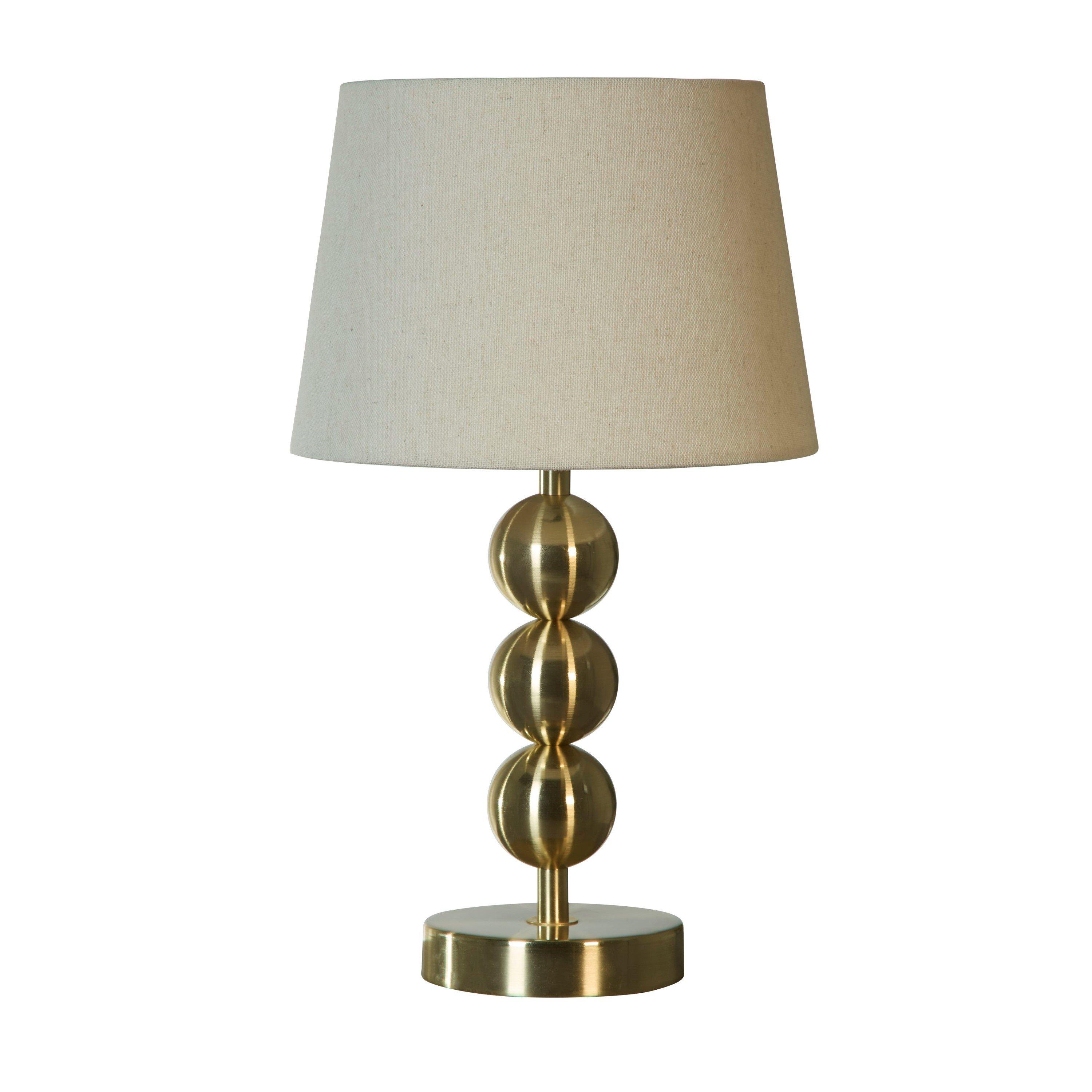 Gold - Lighting Collection - Golden Bobbin Table Lamp - 3