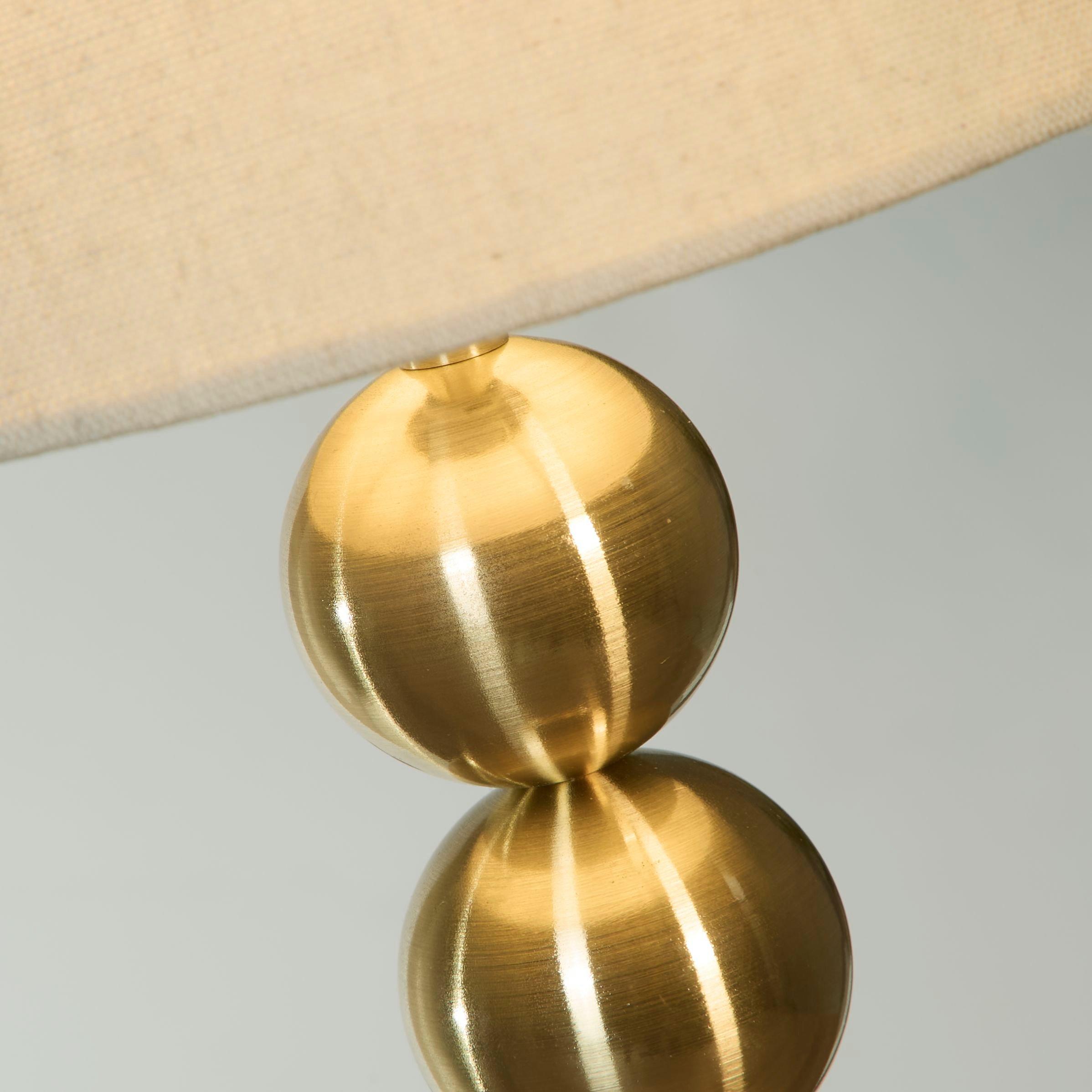 Gold - Lighting Collection - Golden Bobbin Table Lamp - 4