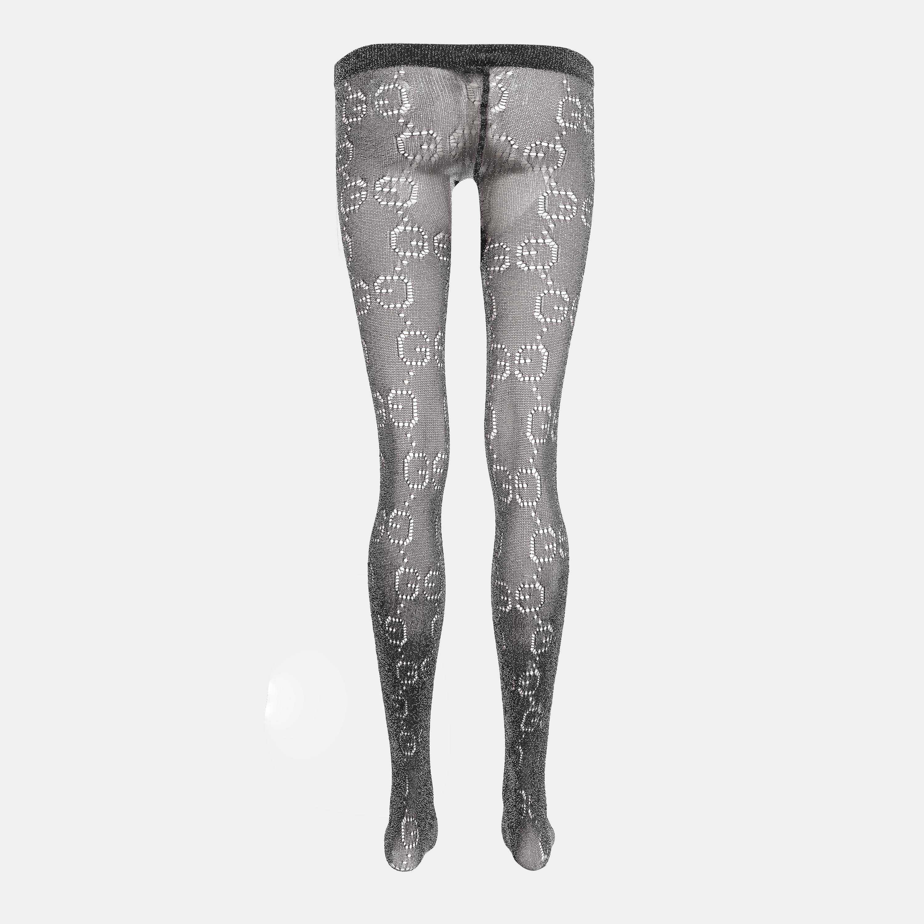 Black/Grey - Gucci - Gucci Tights 99 - 2