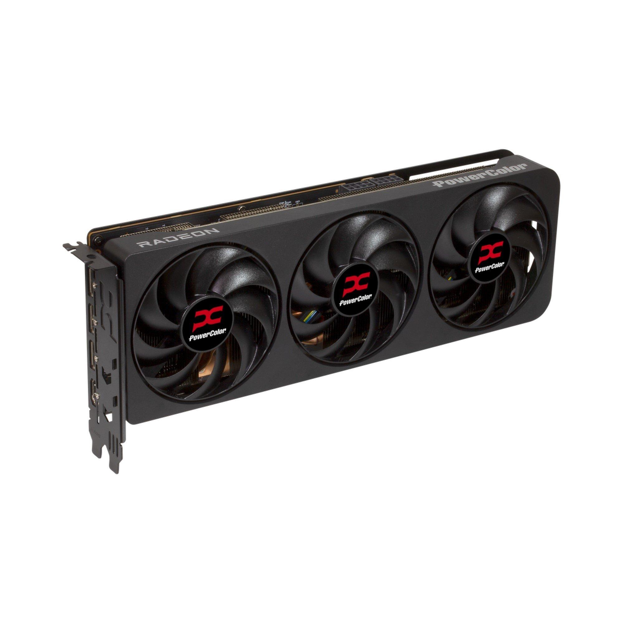 Black - Powercolor - Radeon RX 9060 XT REAPER (16GB GDDR6/PCI Express 5.0/3230MHz/20000MHz) - 3