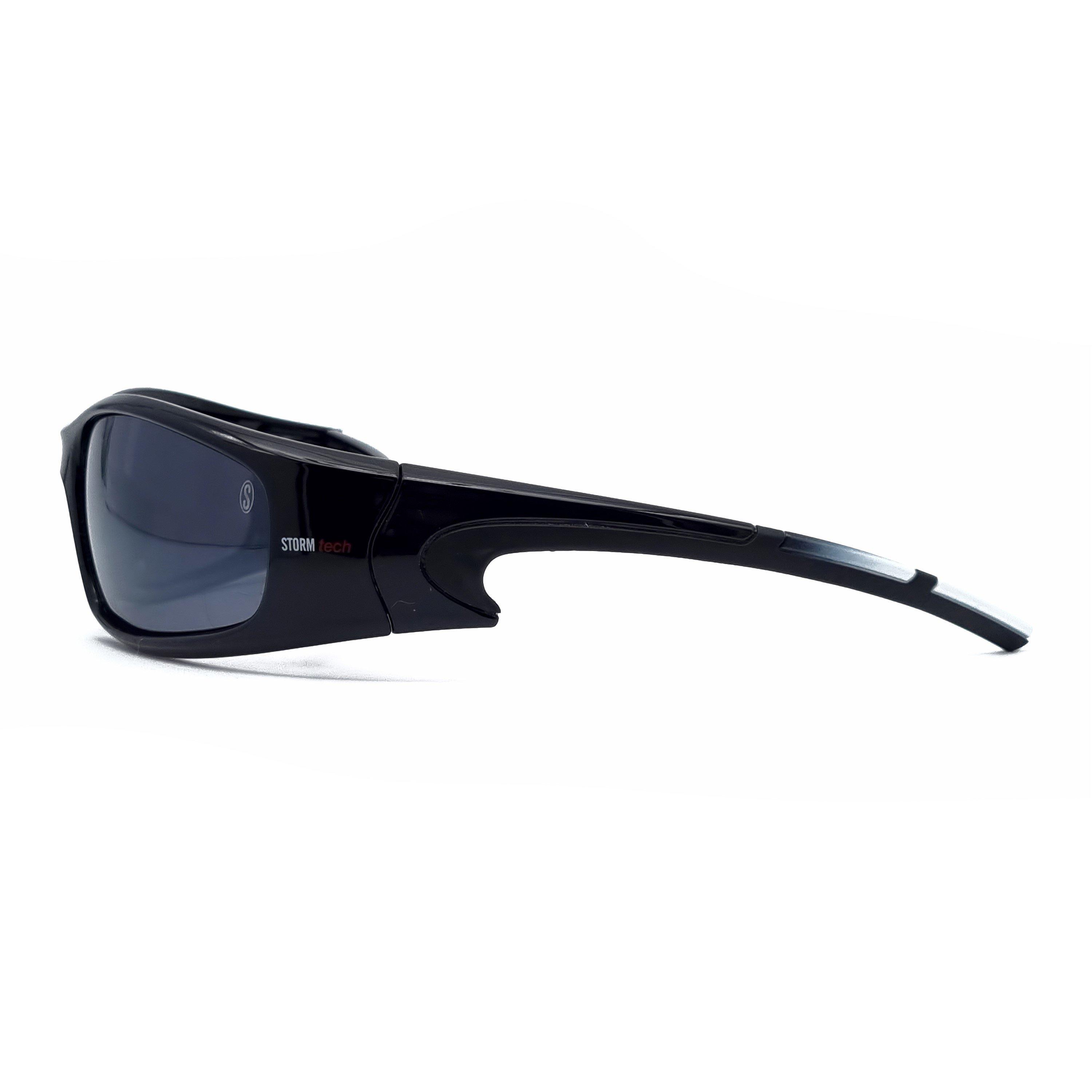 Black - Storm - Wrap Sunglasses - 2