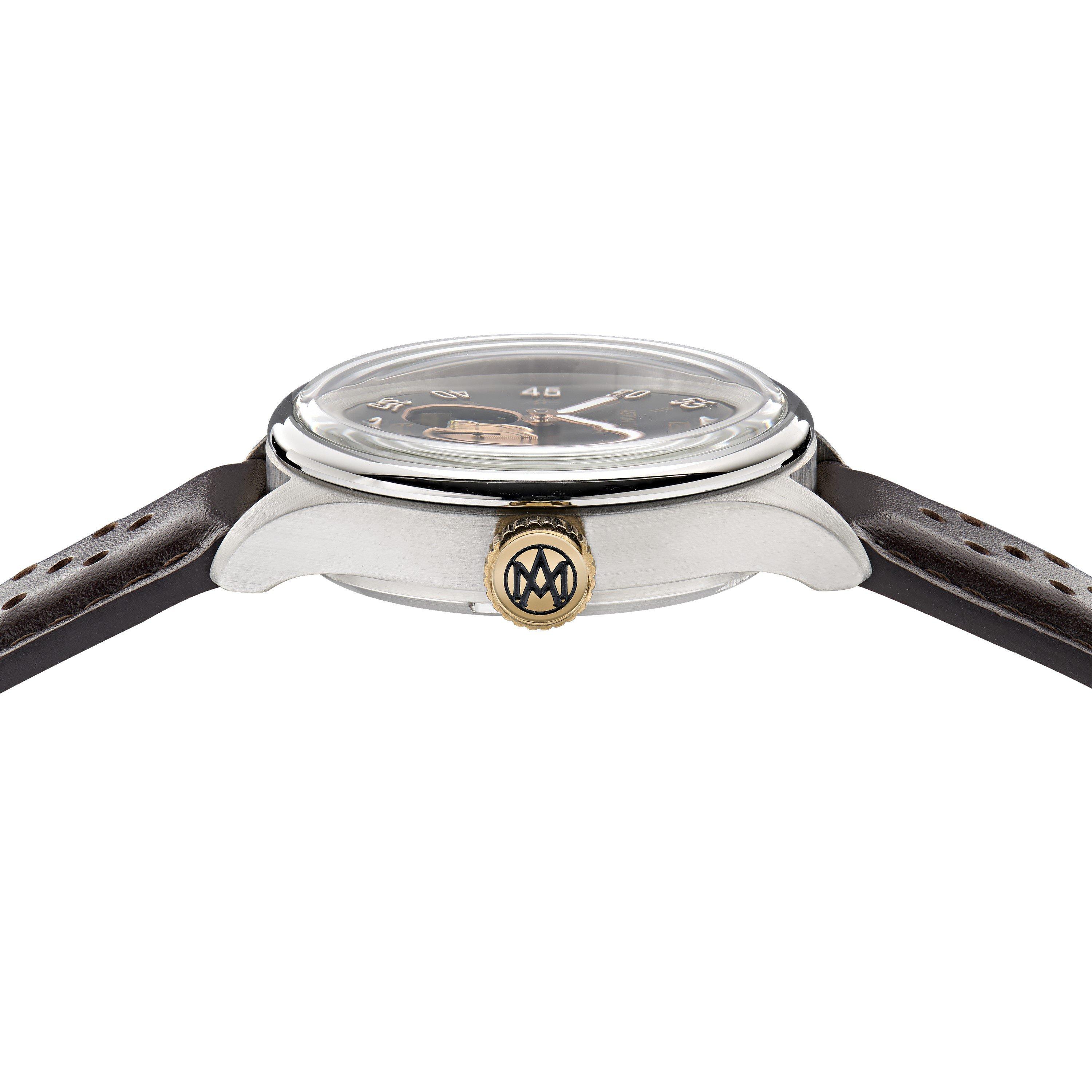 Black/Silver - Aston Martin - Men's AMR 1913 Automatic Auto Analogue Watch - 3