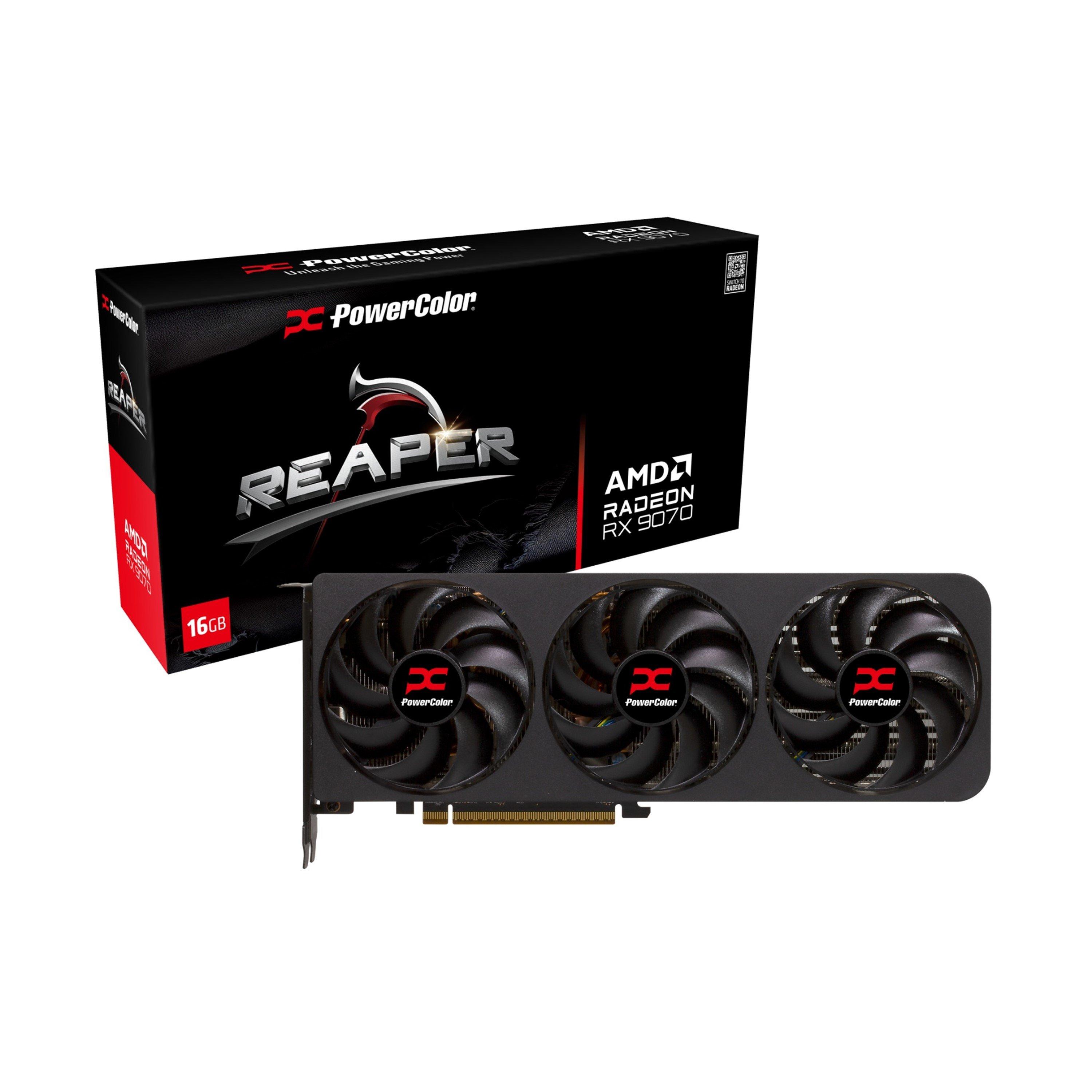 Powercolor Men's Reaper Amd Radeon™ Rx 9070 16Gb Gddr6 - Black