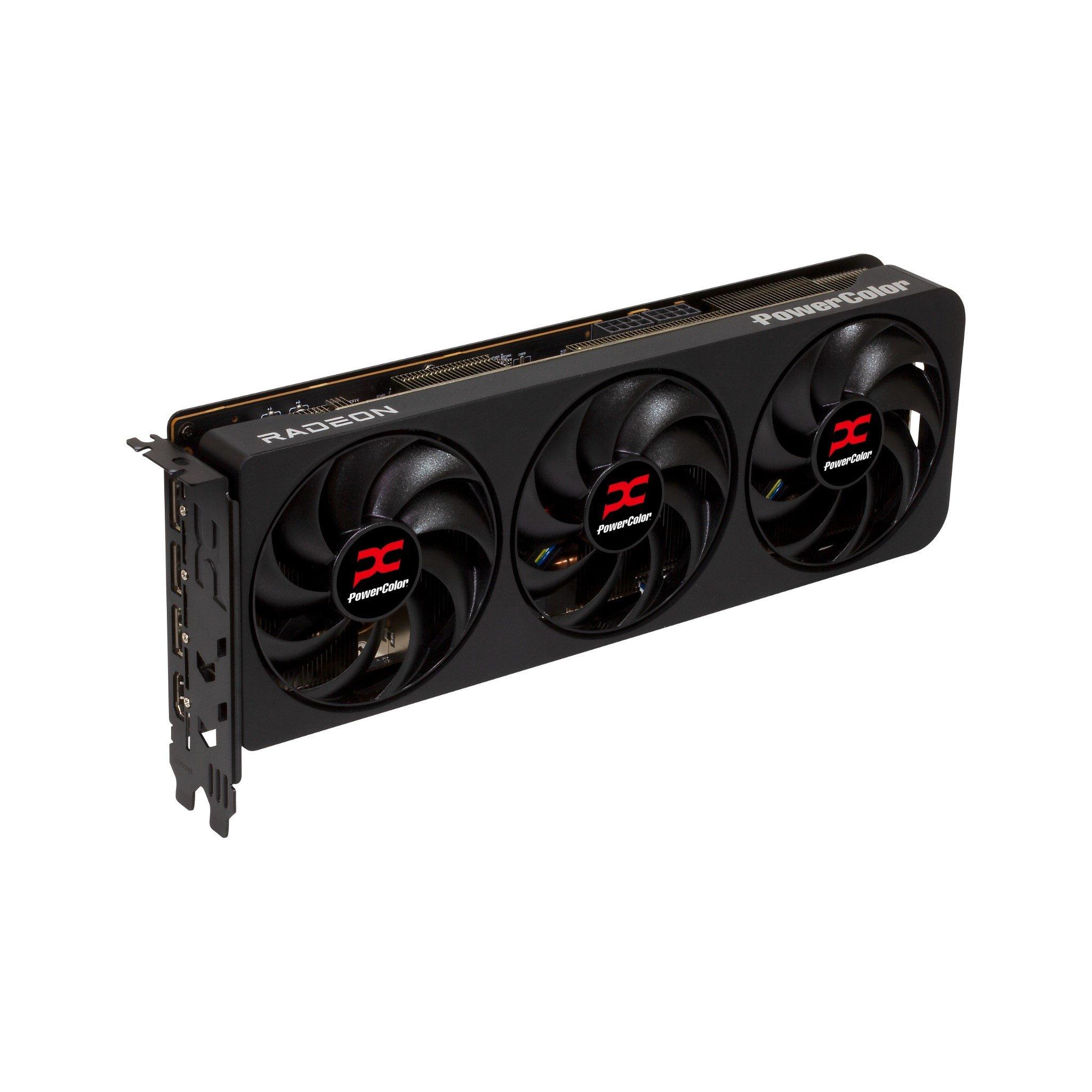 Black - Powercolor - Reaper AMD Radeon™ RX 9070 16GB GDDR6 - 4