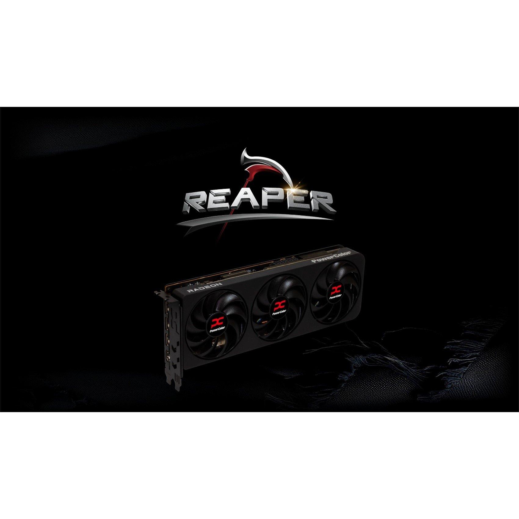 Black - Powercolor - Reaper AMD Radeon™ RX 9070 16GB GDDR6 - 8