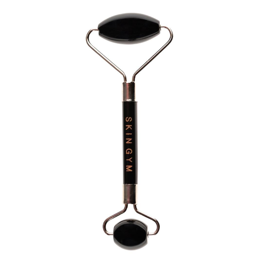 Black - Skin Gym - Black Obsidian Crystal Facial Roller - 1