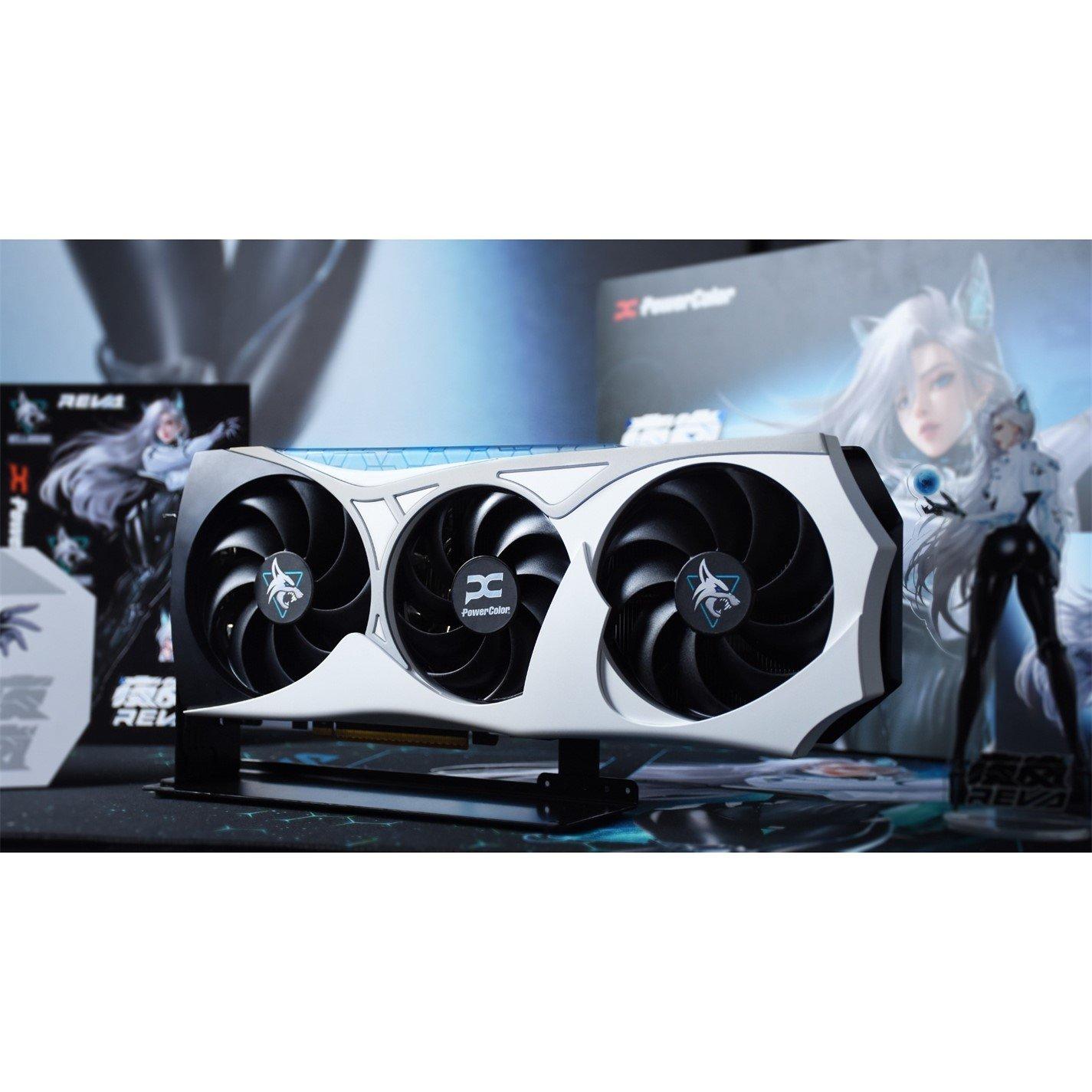 Black - Powercolor - Radeon RX 9070 XT OC Hellhound Reva - 3
