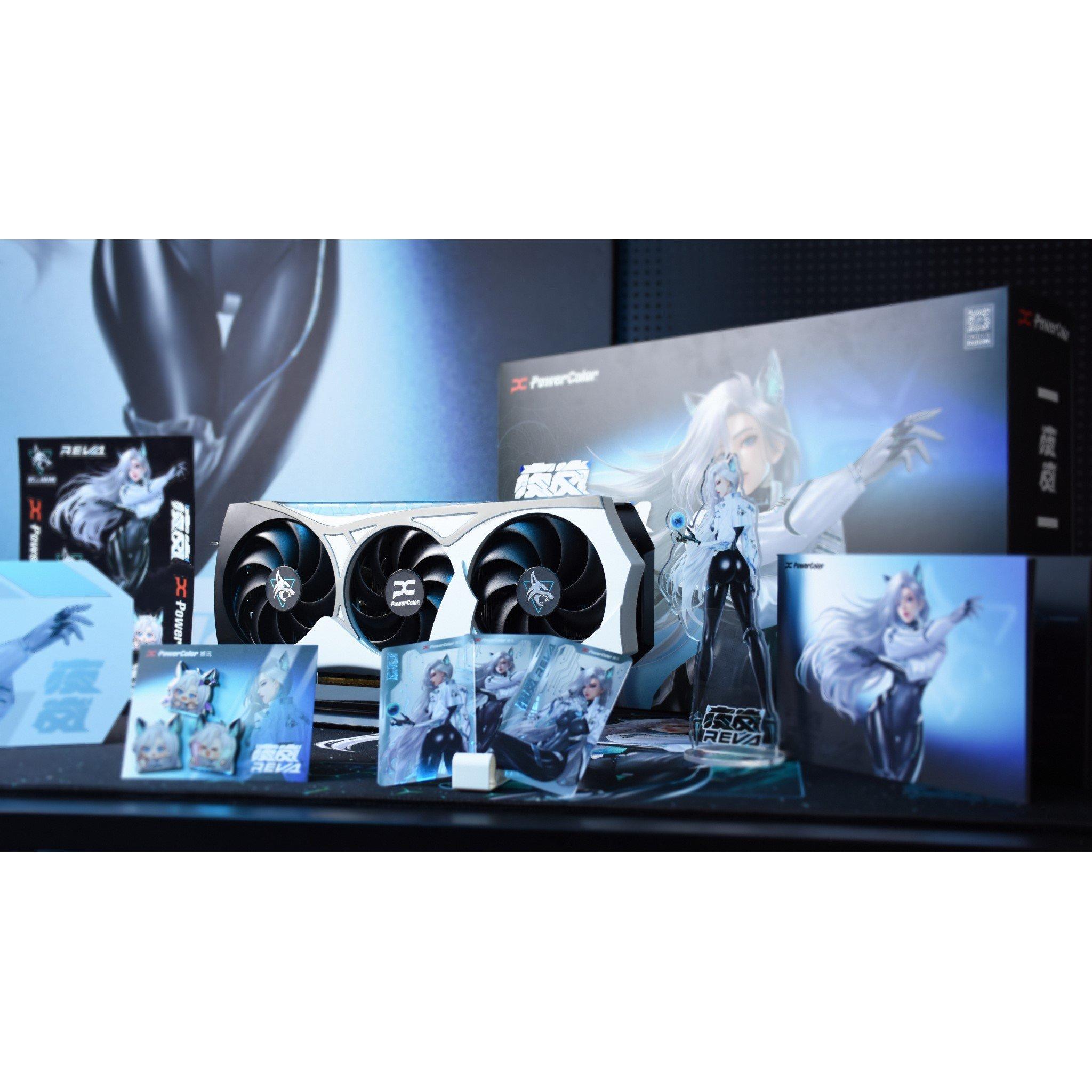 Black - Powercolor - Radeon RX 9070 XT OC Hellhound Reva - 8