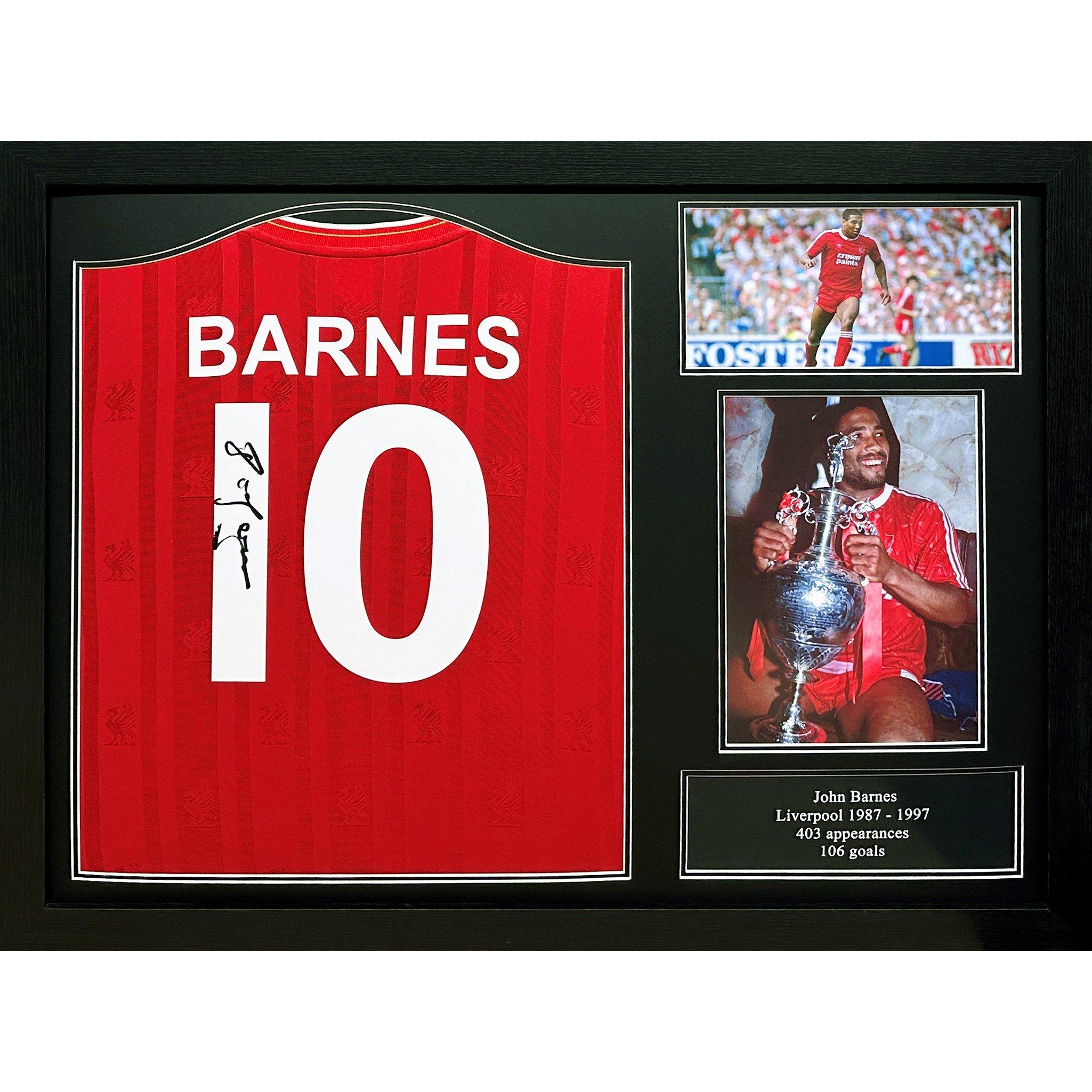 Red - AllStarSignings Ltd - John Barnes signed Liverpool home shirt - 1