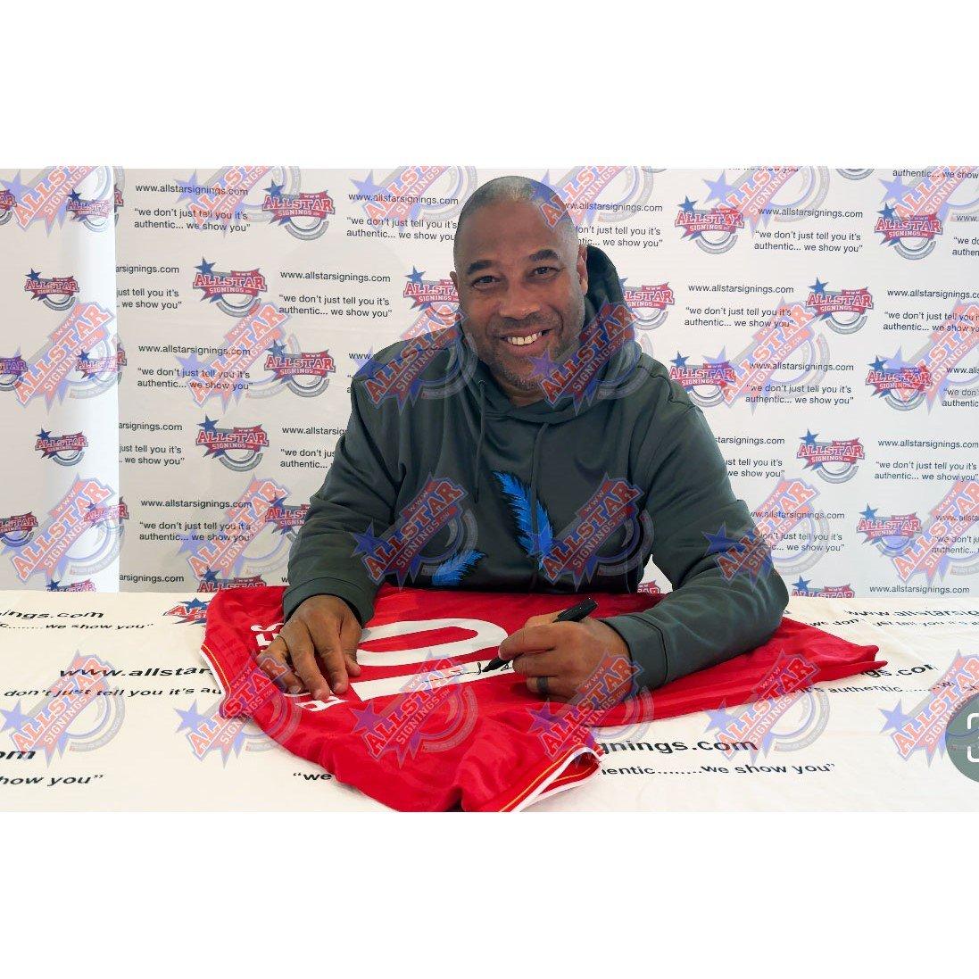 Red - AllStarSignings Ltd - John Barnes signed Liverpool home shirt - 2