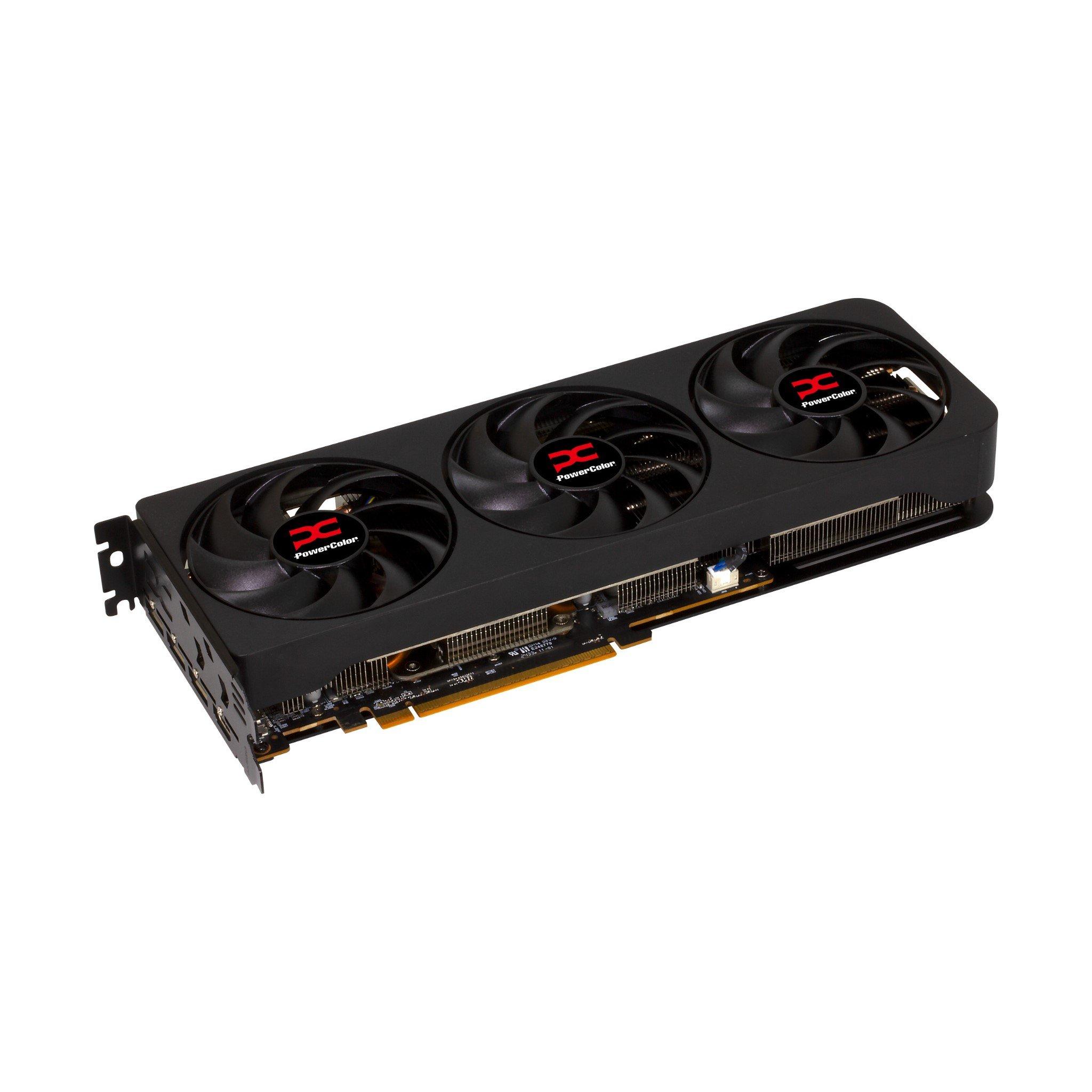 Black - Powercolor - Reaper AMD Radeon™ RX 9070 GRE 12GB GDDR6 RX9070GRE 12G-A - 4