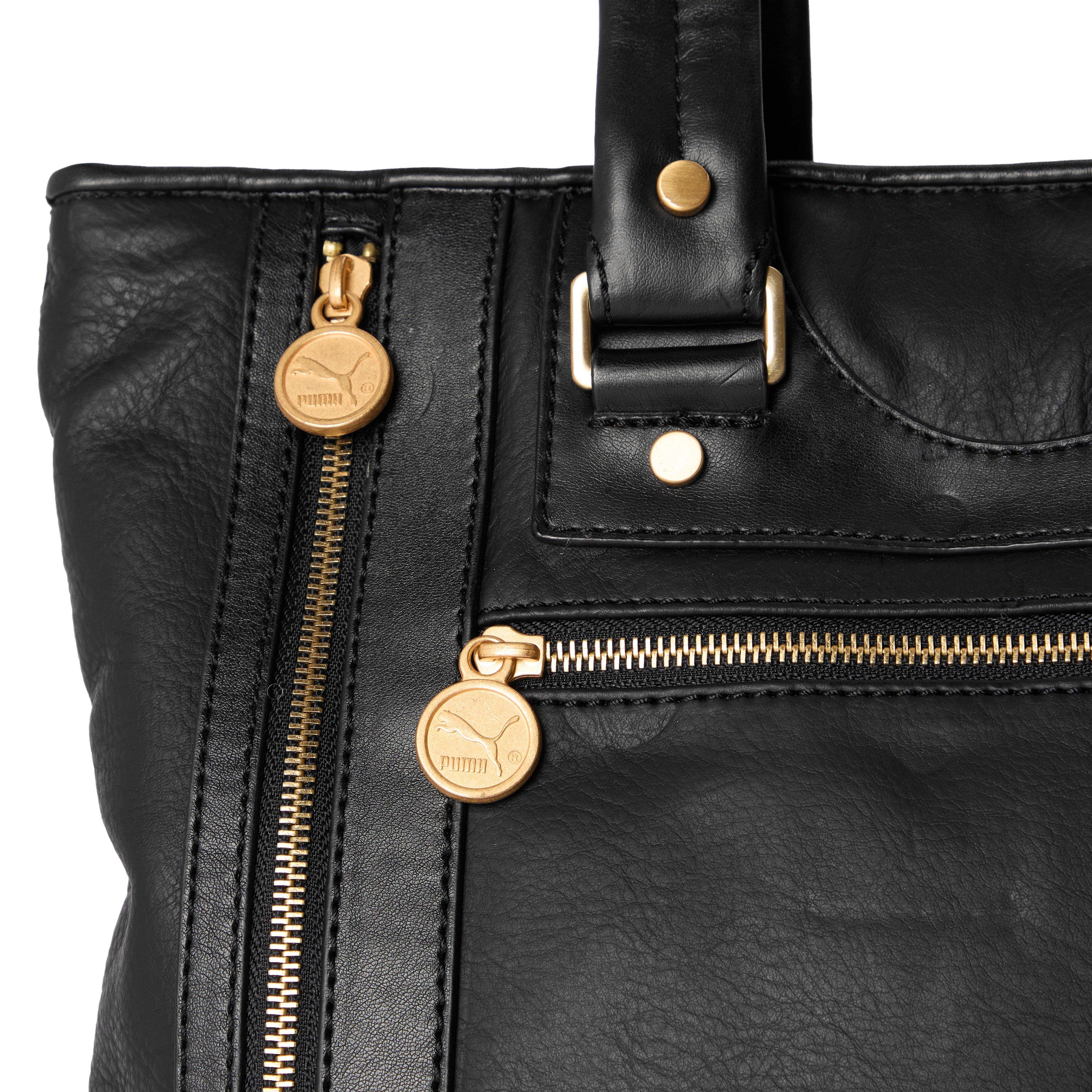 Black - Puma - Puma Remix Shopper Bag Womens - 3