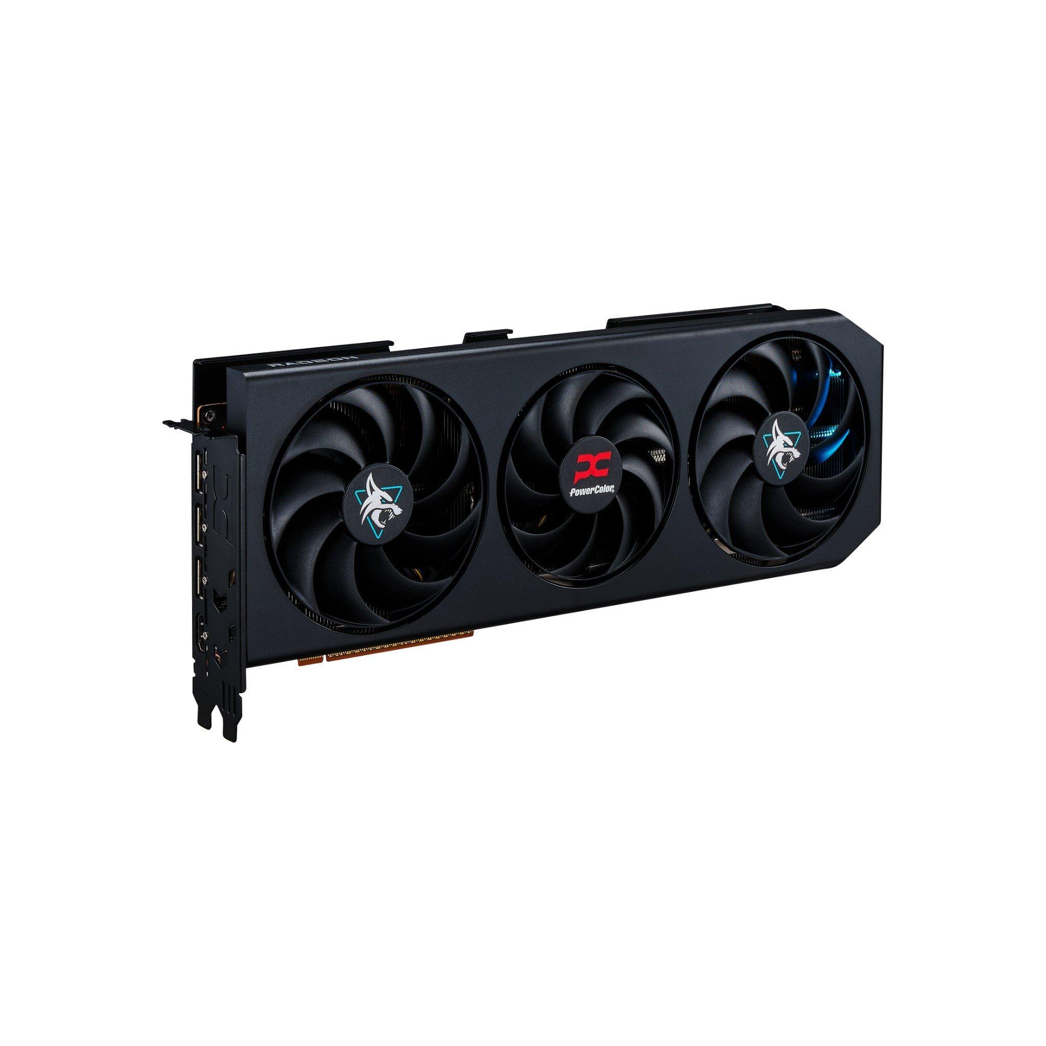 Black - Powercolor - Hellhound AMD Radeon™ RX 9070 GRE 12GB GDDR6 RX9070GRE 12G-L/OC - 3