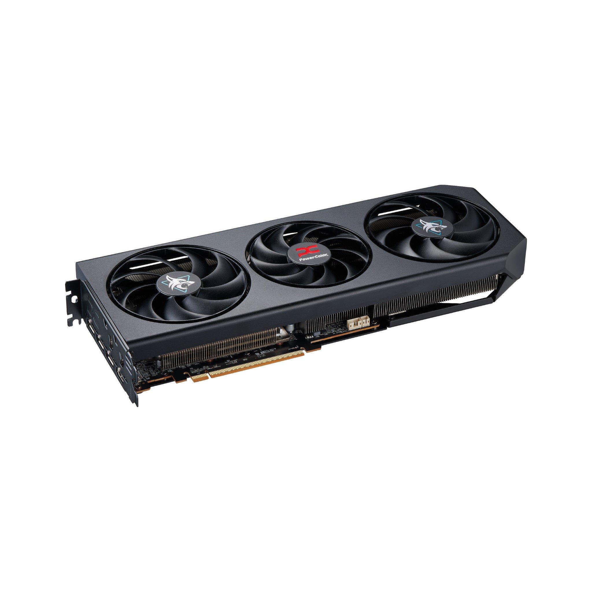 Black - Powercolor - Hellhound AMD Radeon™ RX 9070 GRE 12GB GDDR6 RX9070GRE 12G-L/OC - 4