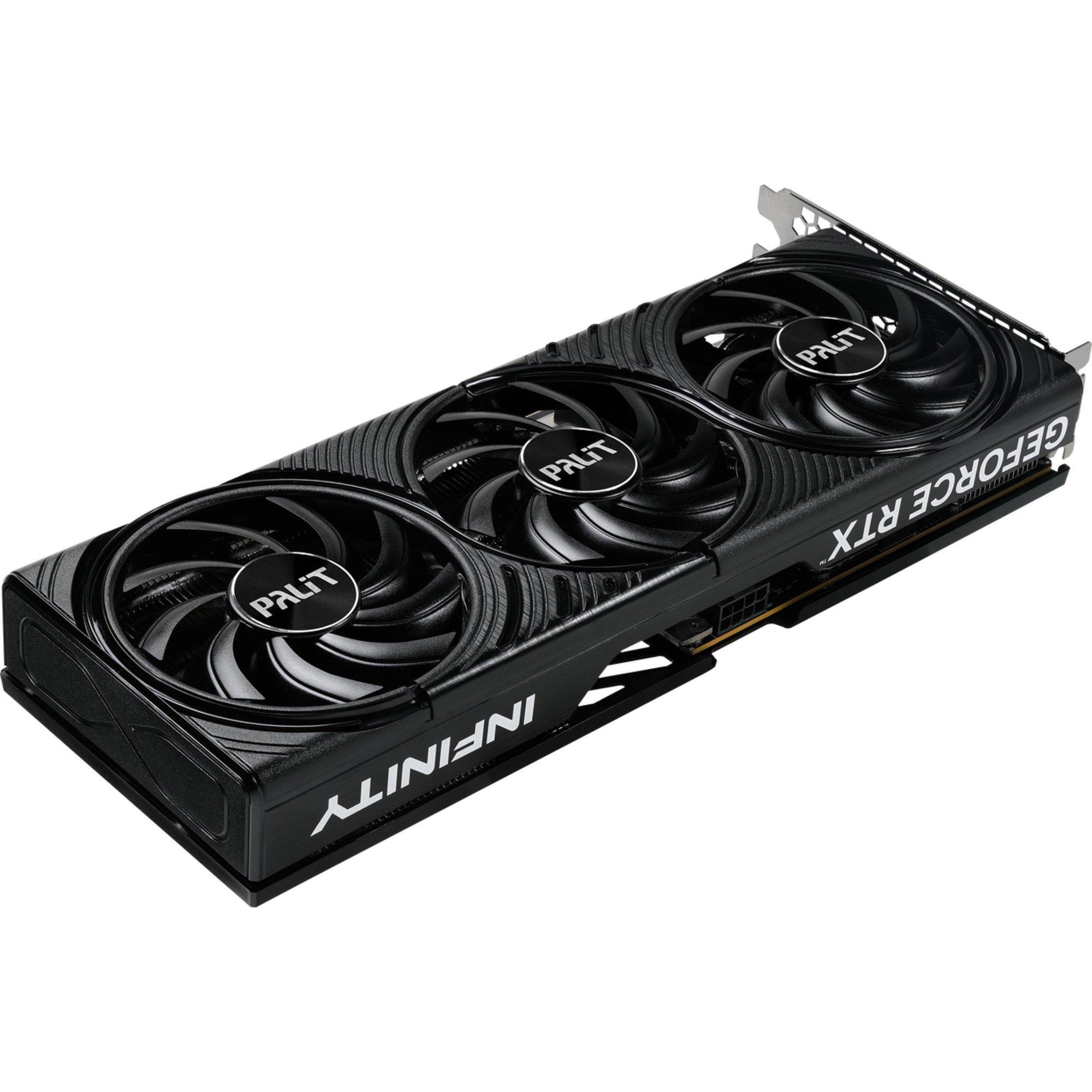 Black - PALIT - NVIDIA GeForce RTX 5060 Ti Infinity 3 OC 16GB GDDR7 PCI-Express Graphics Card - 4