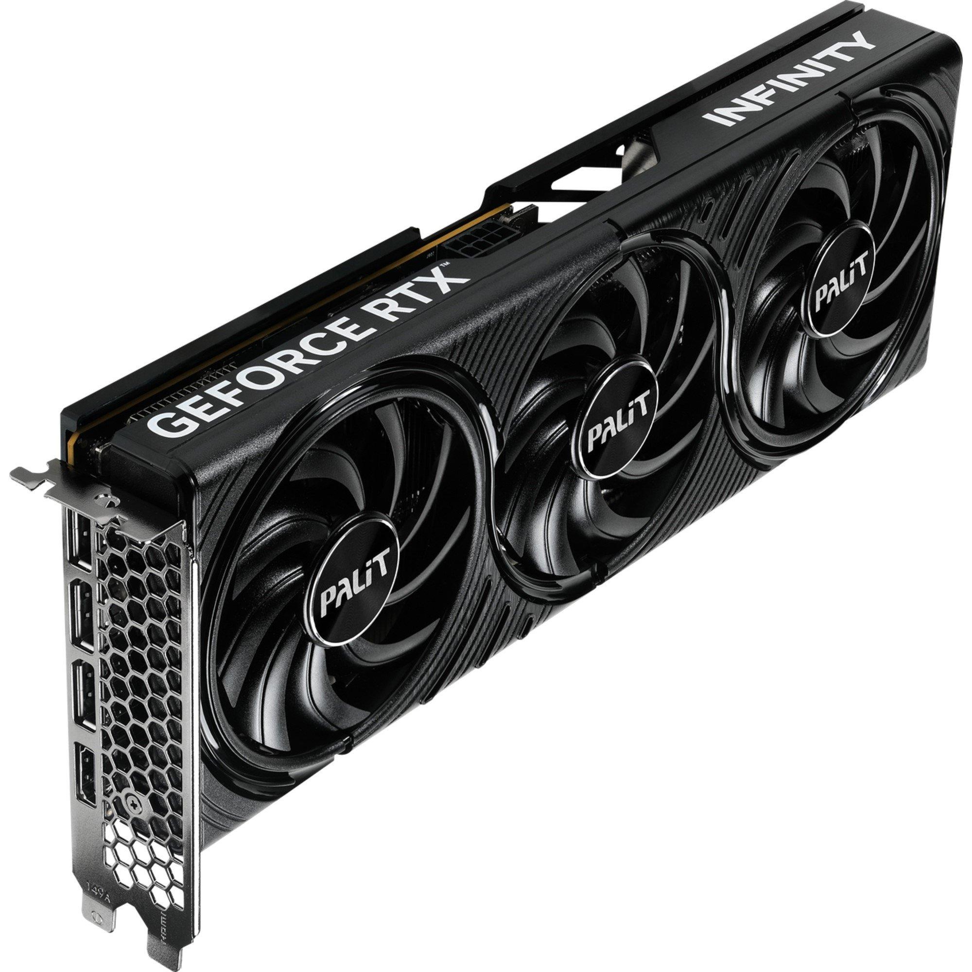 Black - PALIT - NVIDIA GeForce RTX 5060 Ti Infinity 3 OC 16GB GDDR7 PCI-Express Graphics Card - 6
