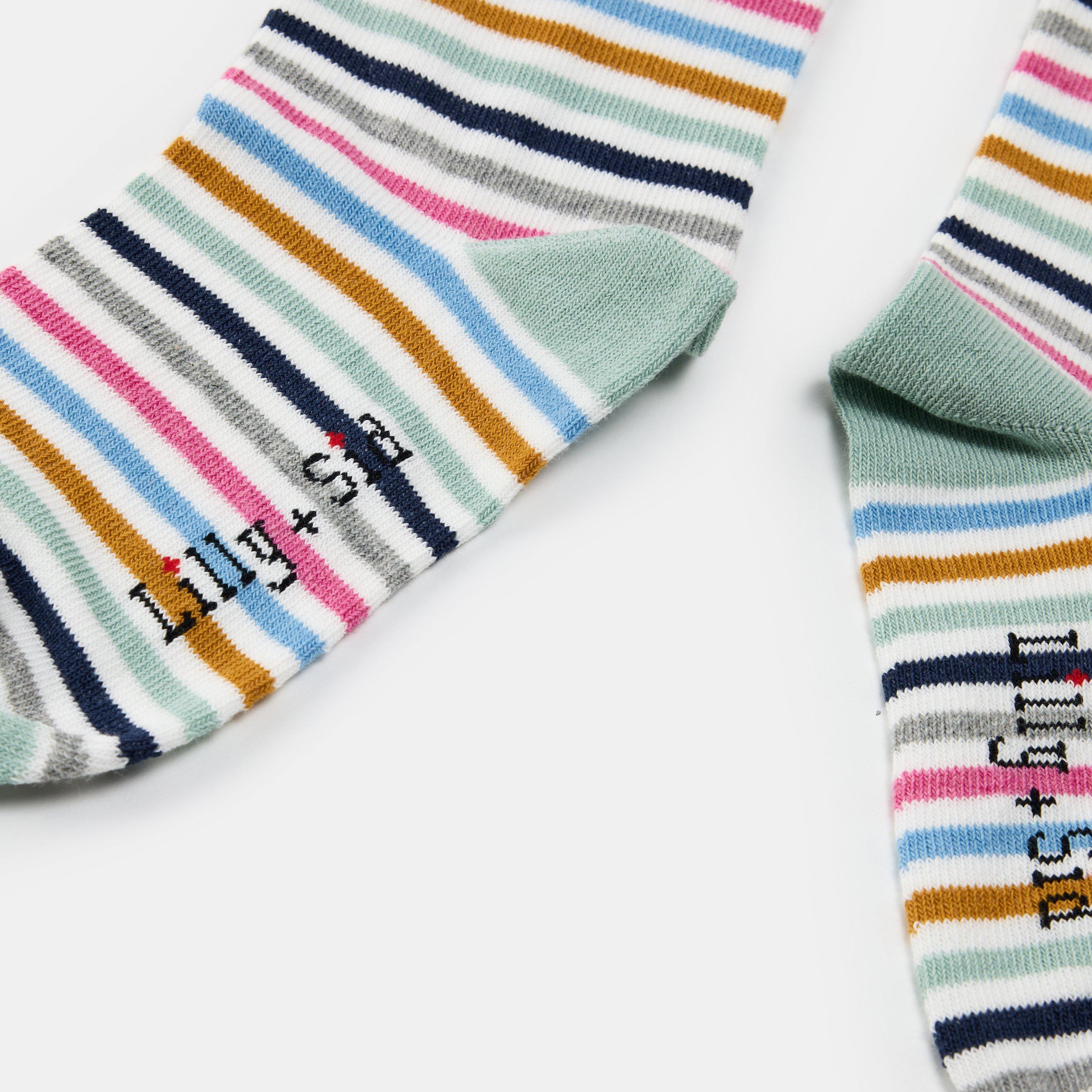 Multi - Lilly and Sid - Patterned Tights - 2