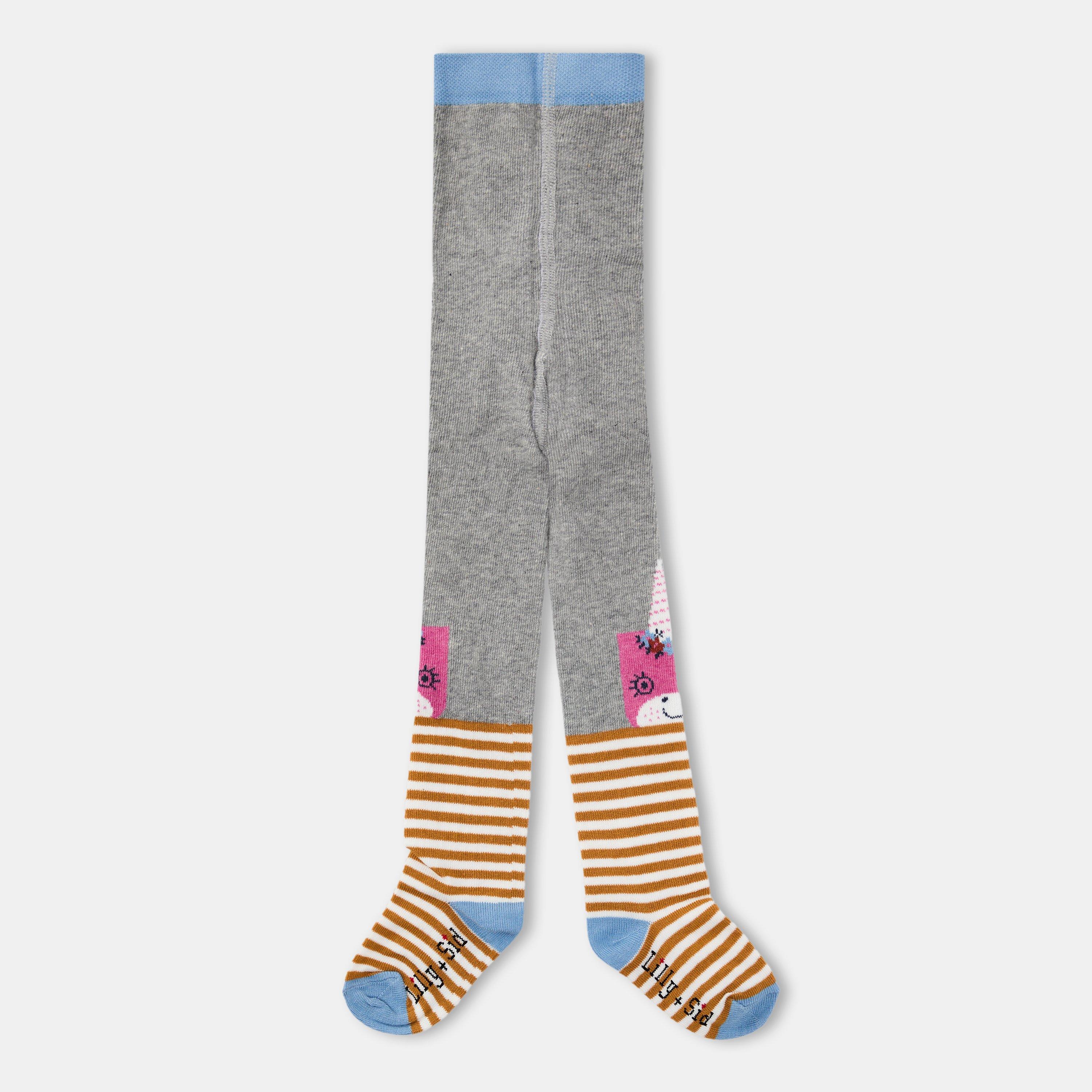 Lilly And Sid  Kids' Unicorn Patterned Tights -  - 0-6 Months