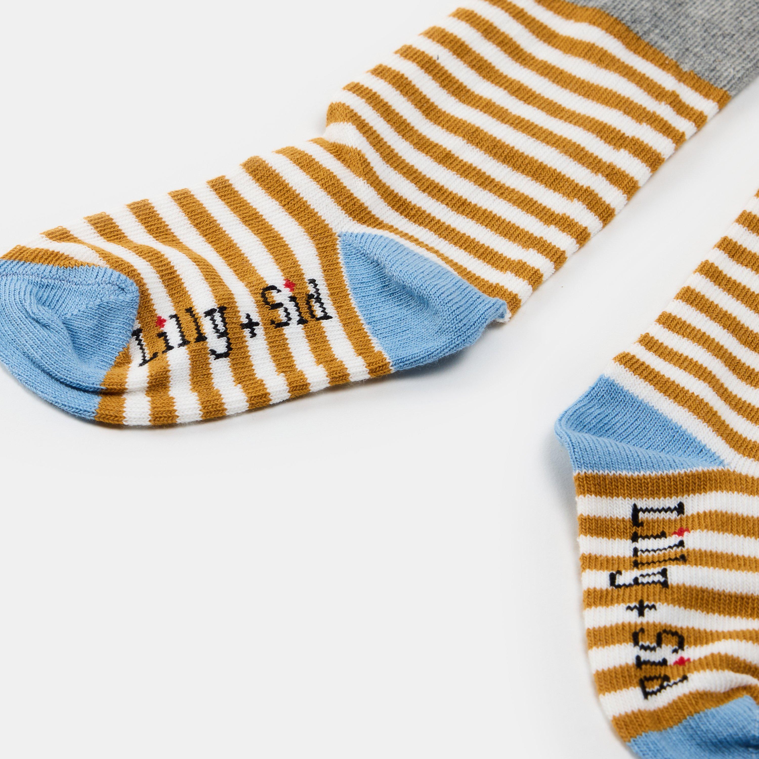 Multi - Lilly and Sid - Unicorn Patterned Tights - 2