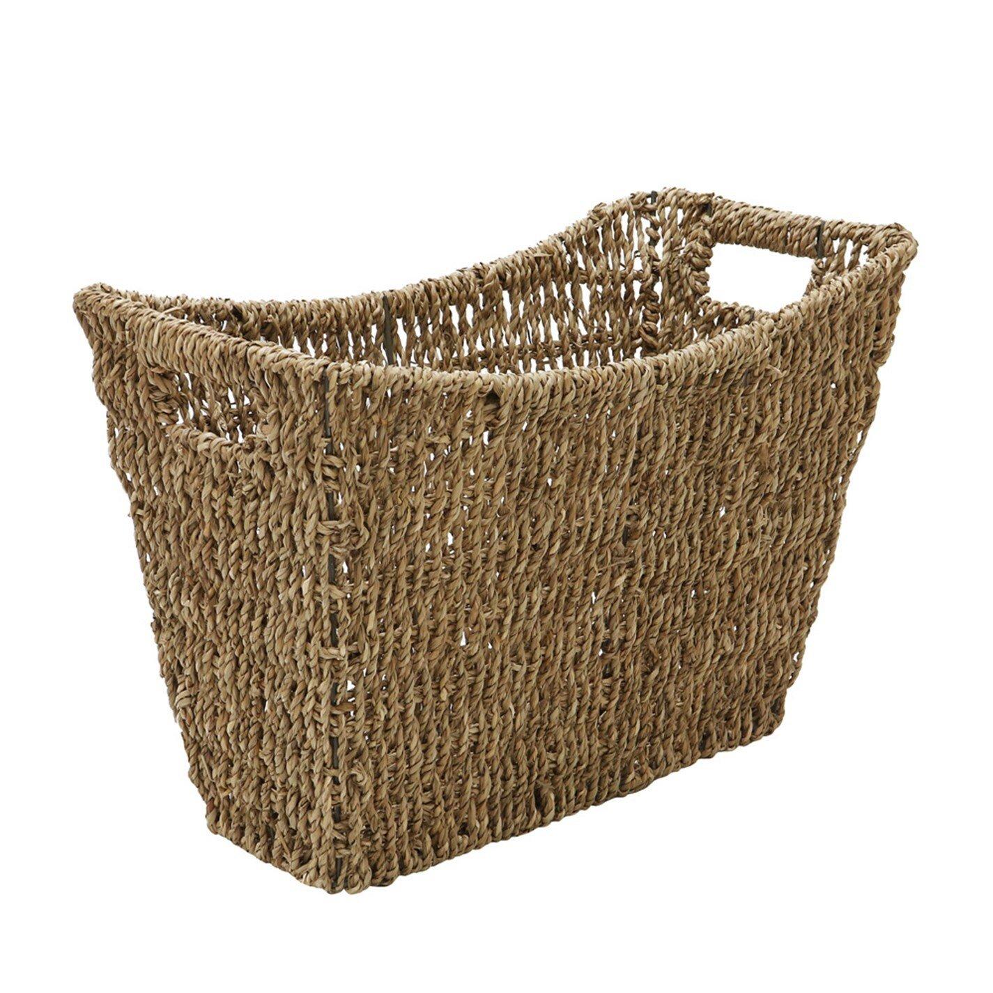 Natural - JVL - Seagrass Magazine Rack - 1
