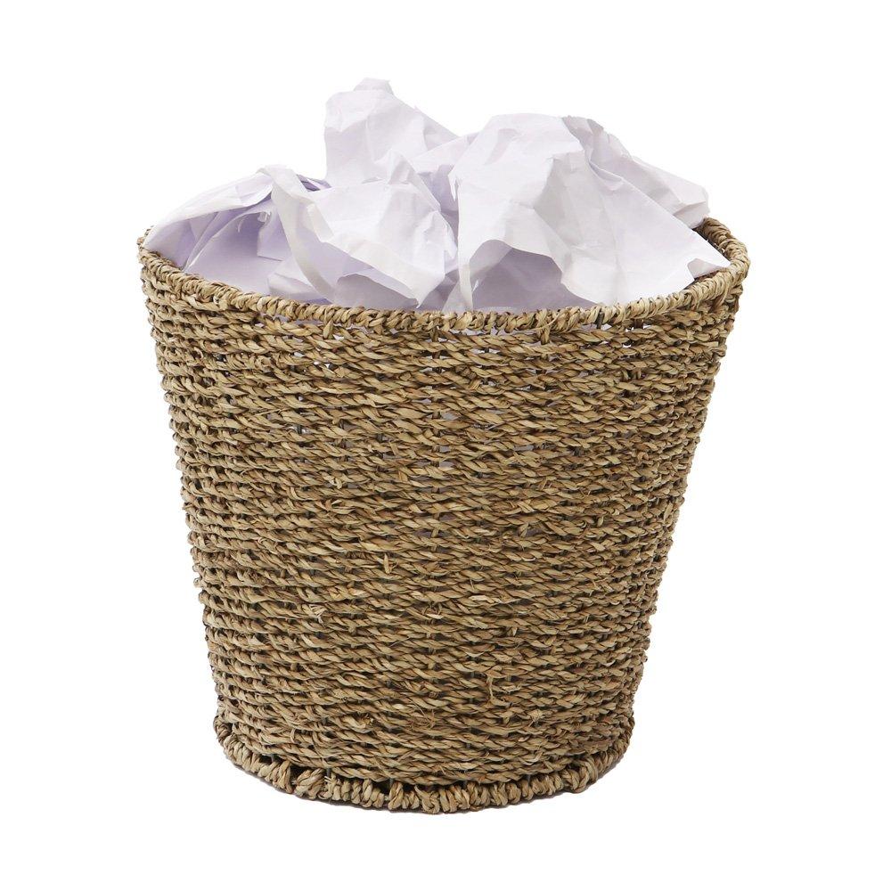 Natural - JVL - Seagrass Round Bin - 2