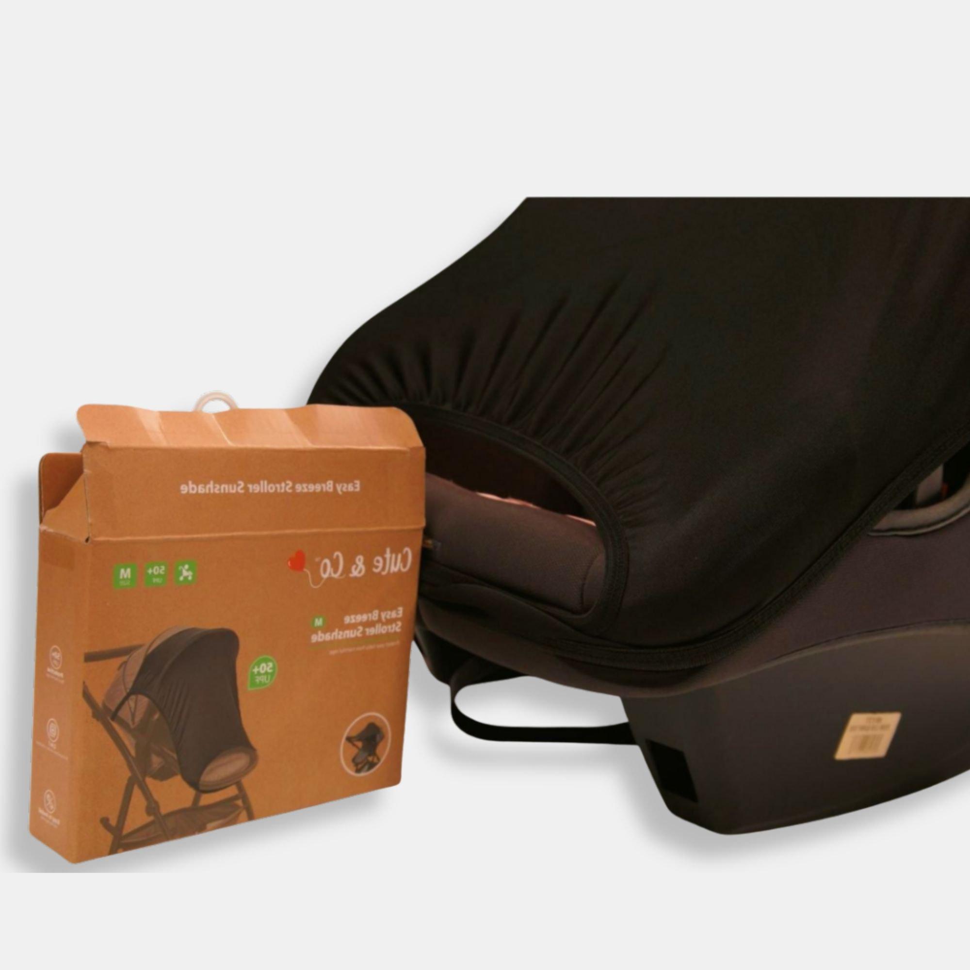 Zwart - Cute and Co - & Co Baby Stroller/ Pushchar Sun Shade - 4