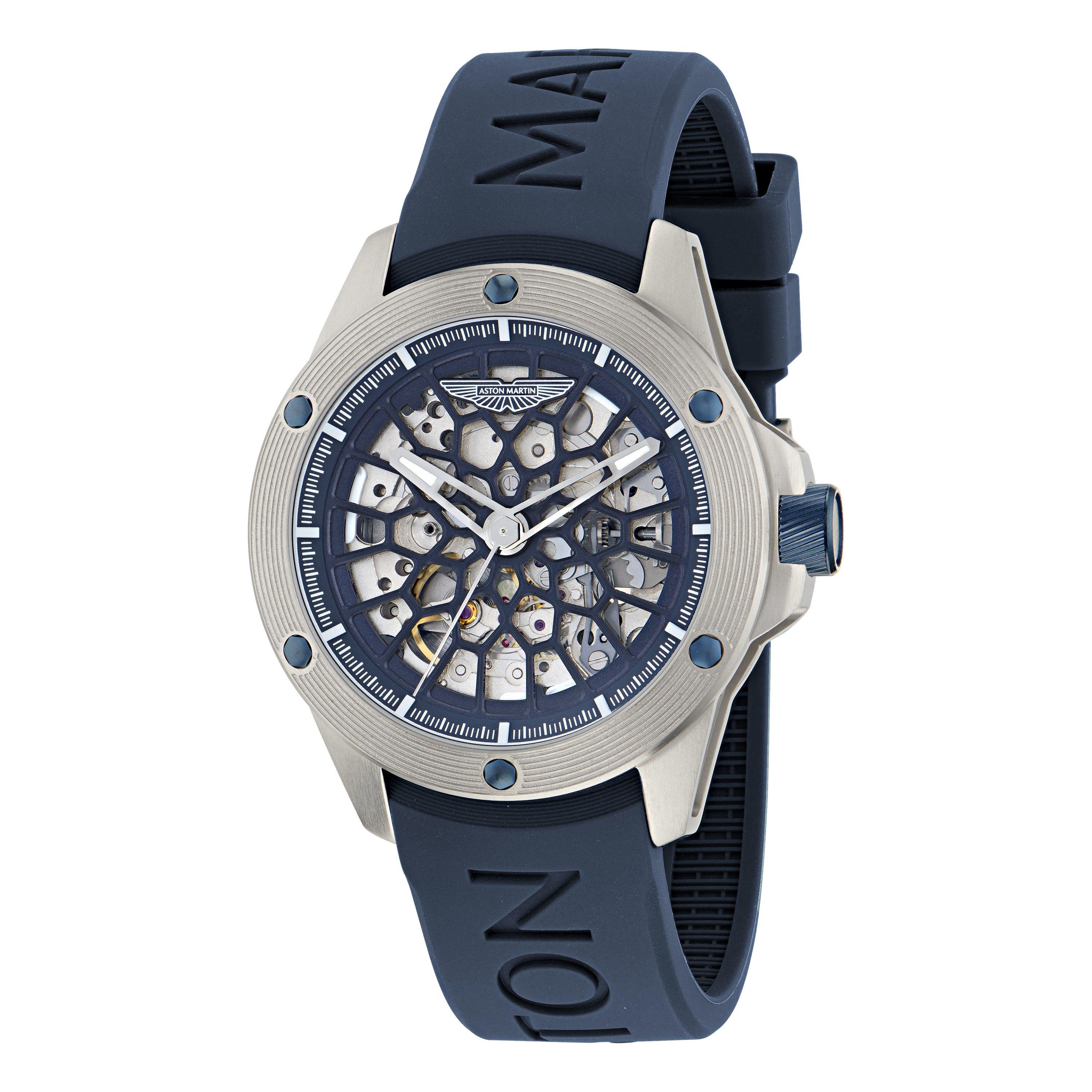 Blue/Silver - Aston Martin - Automatic watch box set Sn62 - 6